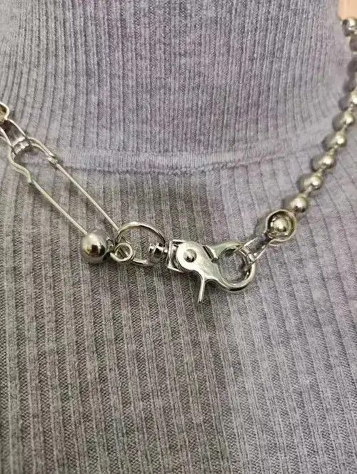 Jewelry Punk Necklace Chain Choker Size ONE SIZE - 4 Thumbnail