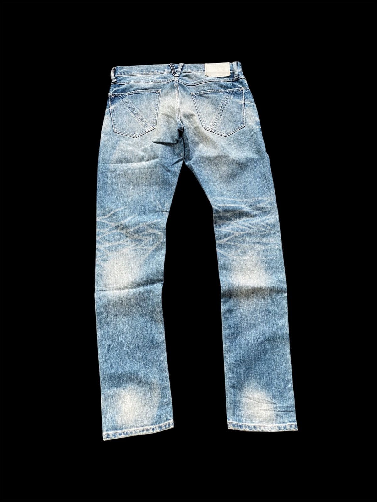 Vanquish VANQUISH MUDMAX PUNK JAPANESE DISTRESSED LONG LEG DENIM Size US 32 / EU 48 - 3 Thumbnail