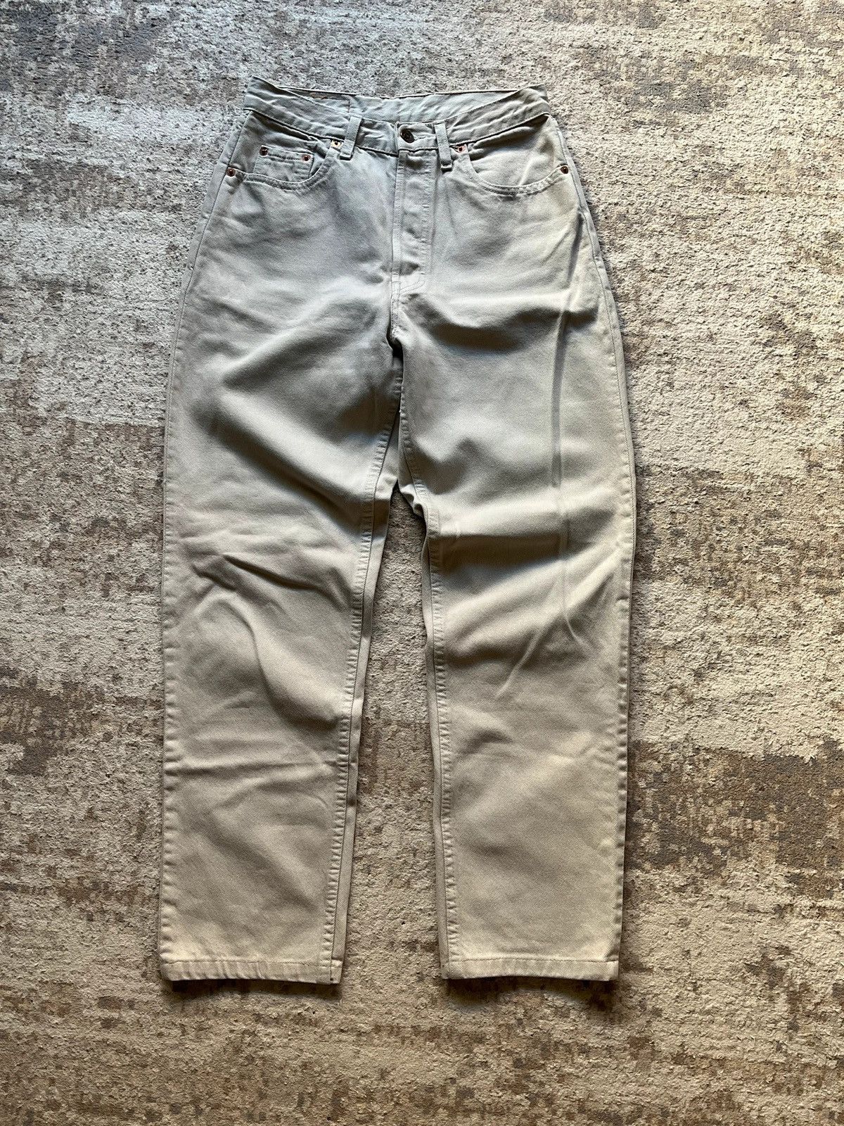 Levi's Levi’s 681 02 W 31 L 32 Beige 1998 Made in Spain Orange Tab Size US 31 - 1 Thumbnail