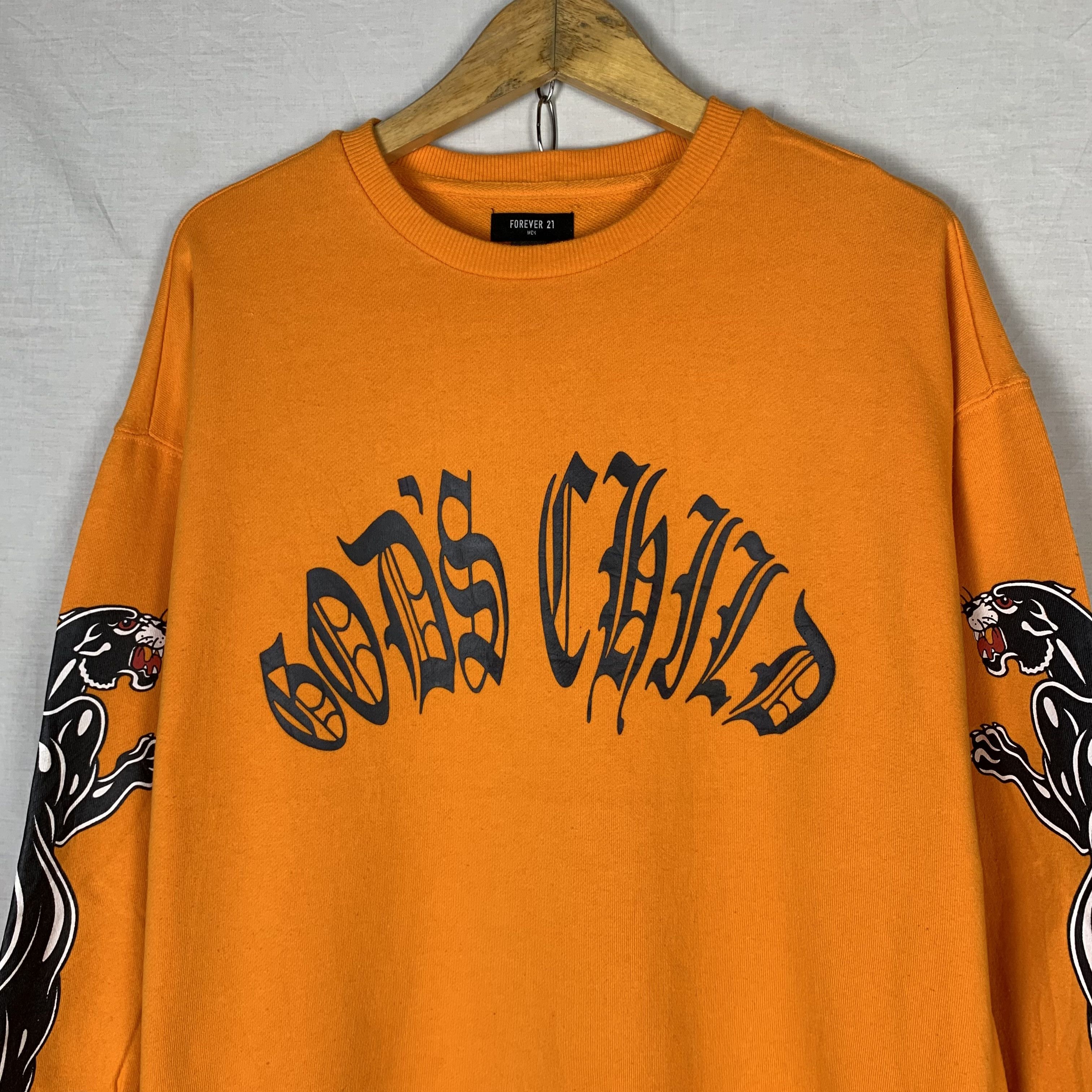 Forever 21 God's Child Sweatshirt Crewneck Size US L / EU 52-54 / 3 - 3 Thumbnail