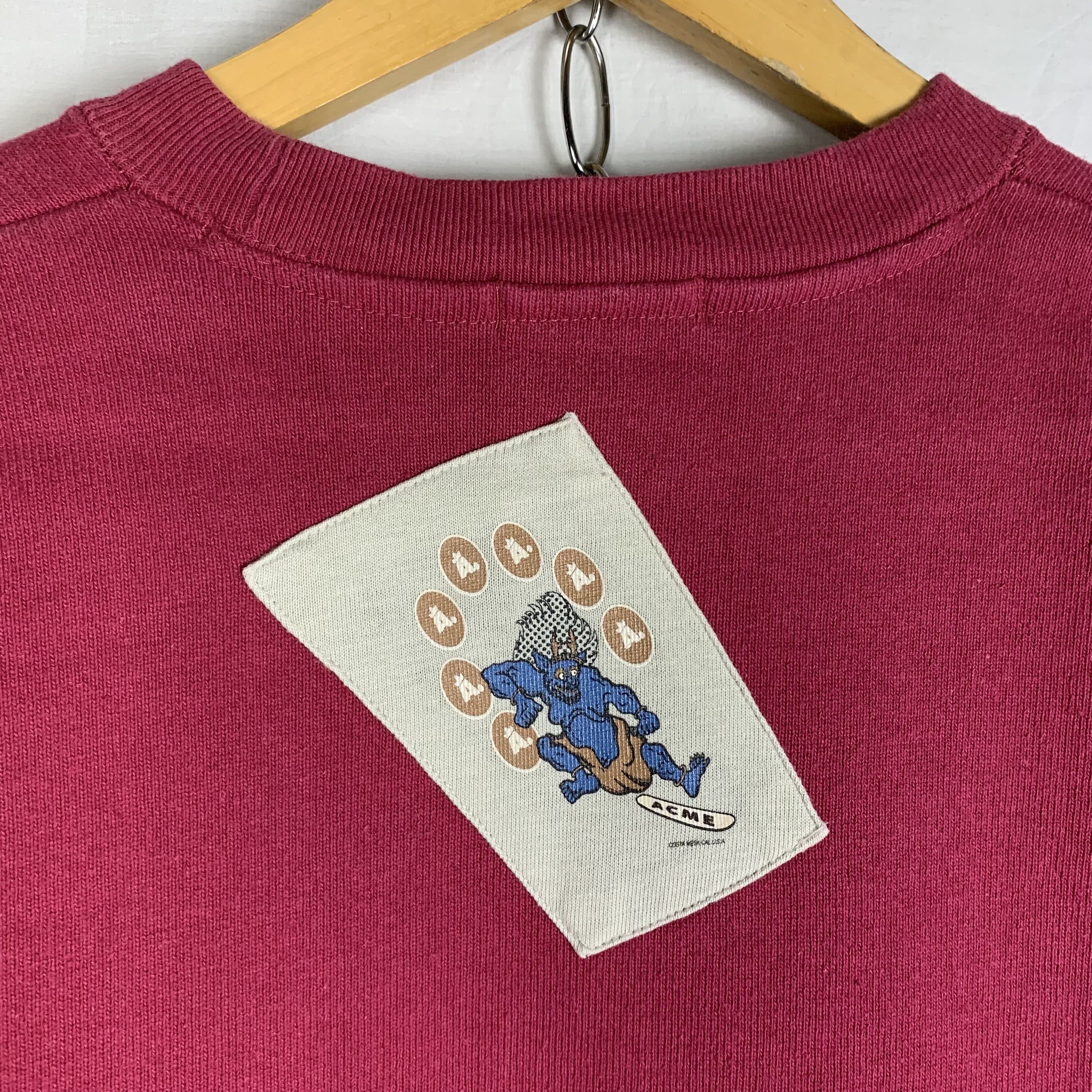 Vintage Acme Clothing Skateboards Heavyweight Sweatshirt Size US M / EU 48-50 / 2 - 8 Thumbnail