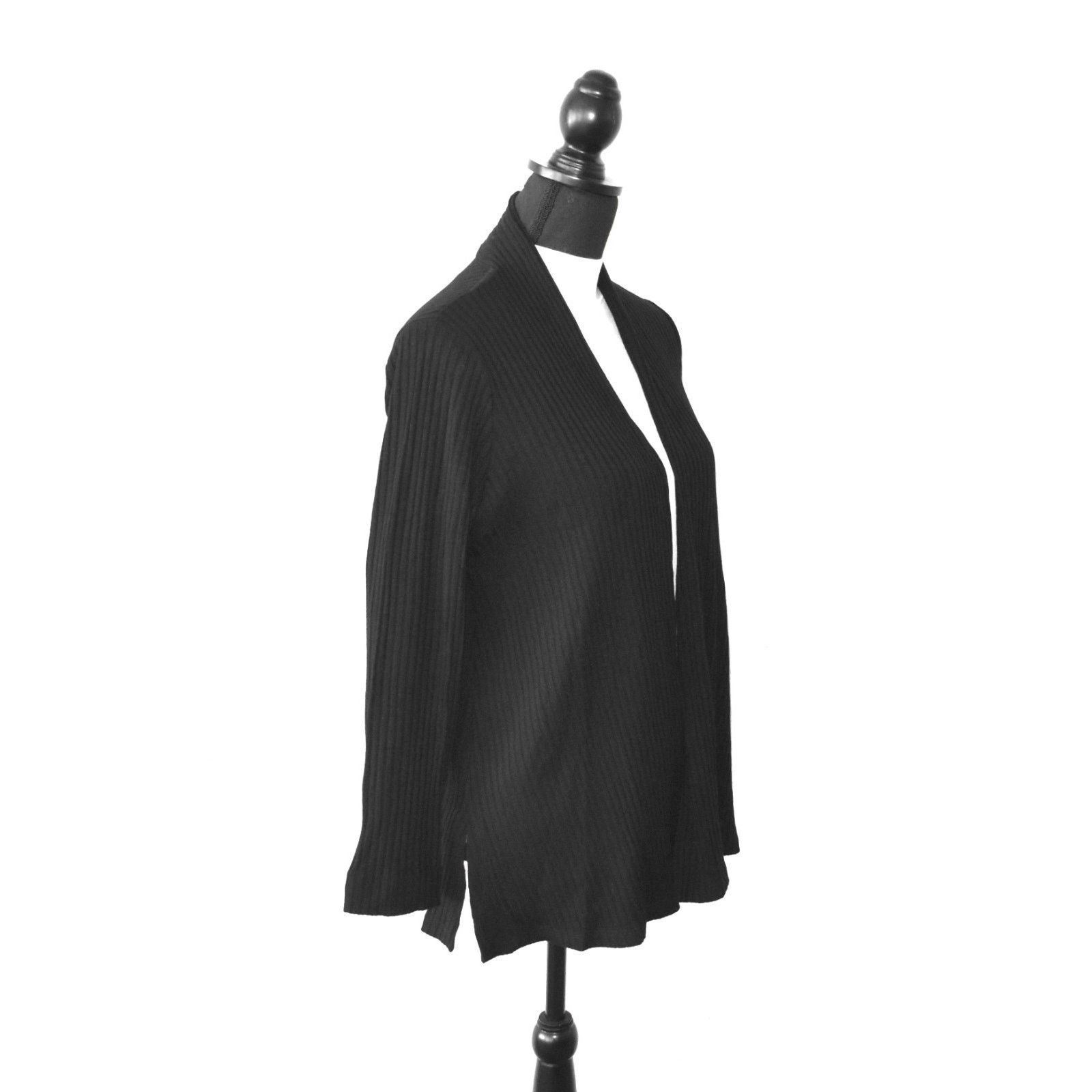 Eileen Fisher EILEEN FISHER Knit Tencel Petite Open Cardigan Sweater Sz PS Size S / US 4 / IT 40 - 2 Thumbnail
