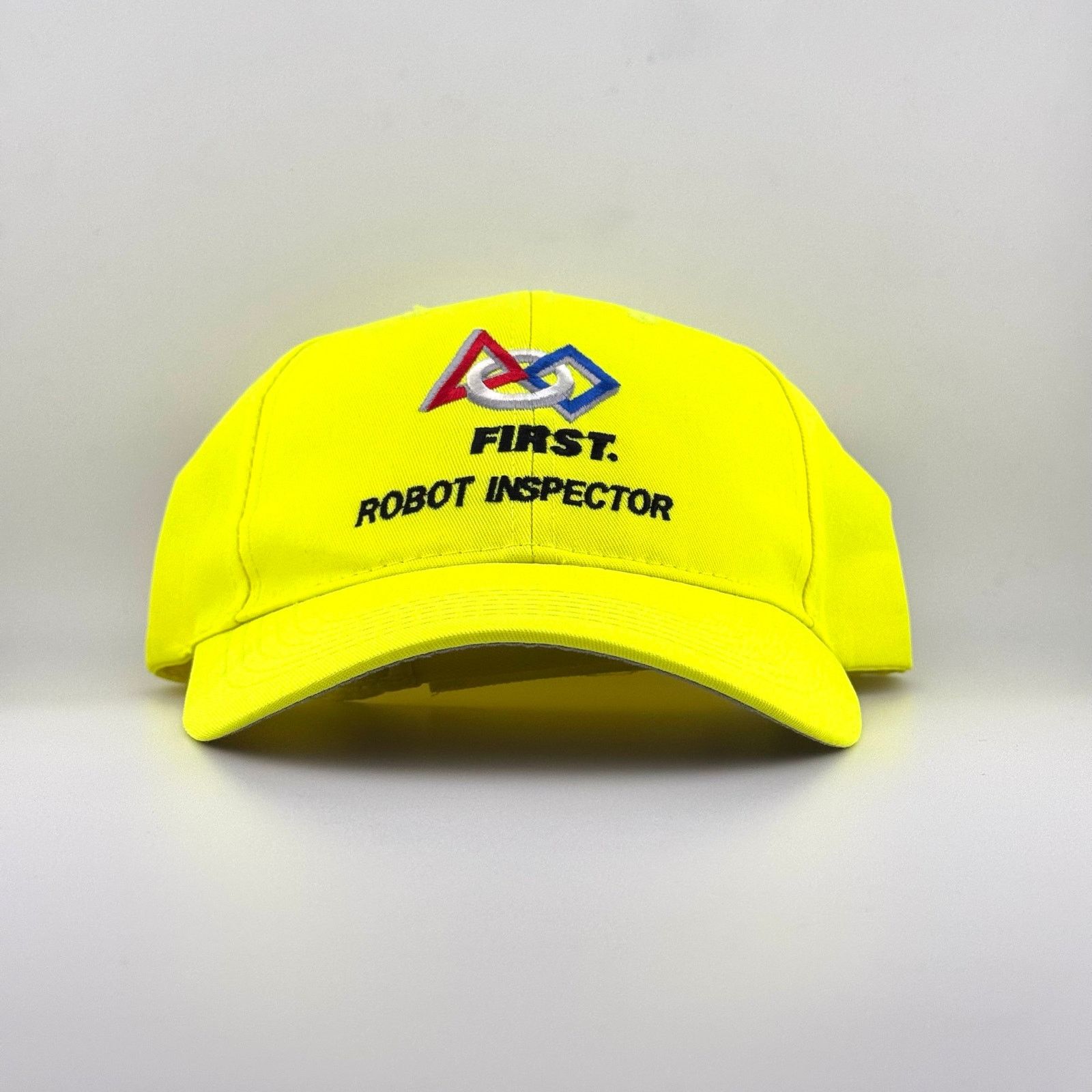 Vintage FIRST Robot Inspector Neon Cap Embroidered Baseball Hat Size ONE SIZE - 1 Thumbnail