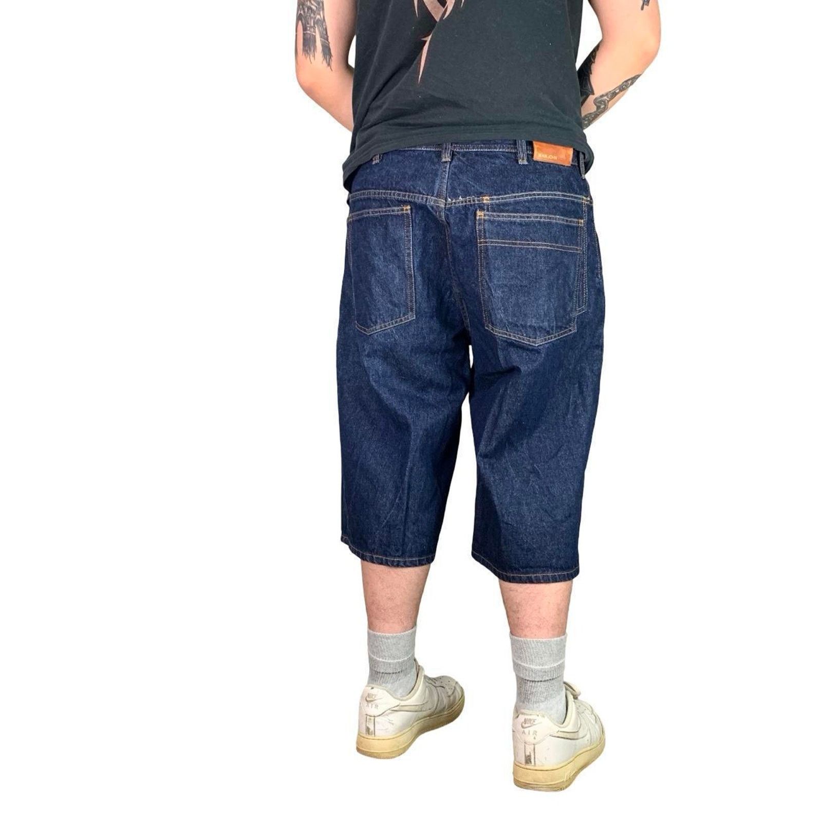 Sean John × Vintage Vintage Baggy Embroidered Sean John Jean Shorts Size US 40 / EU 56 - 4 Thumbnail