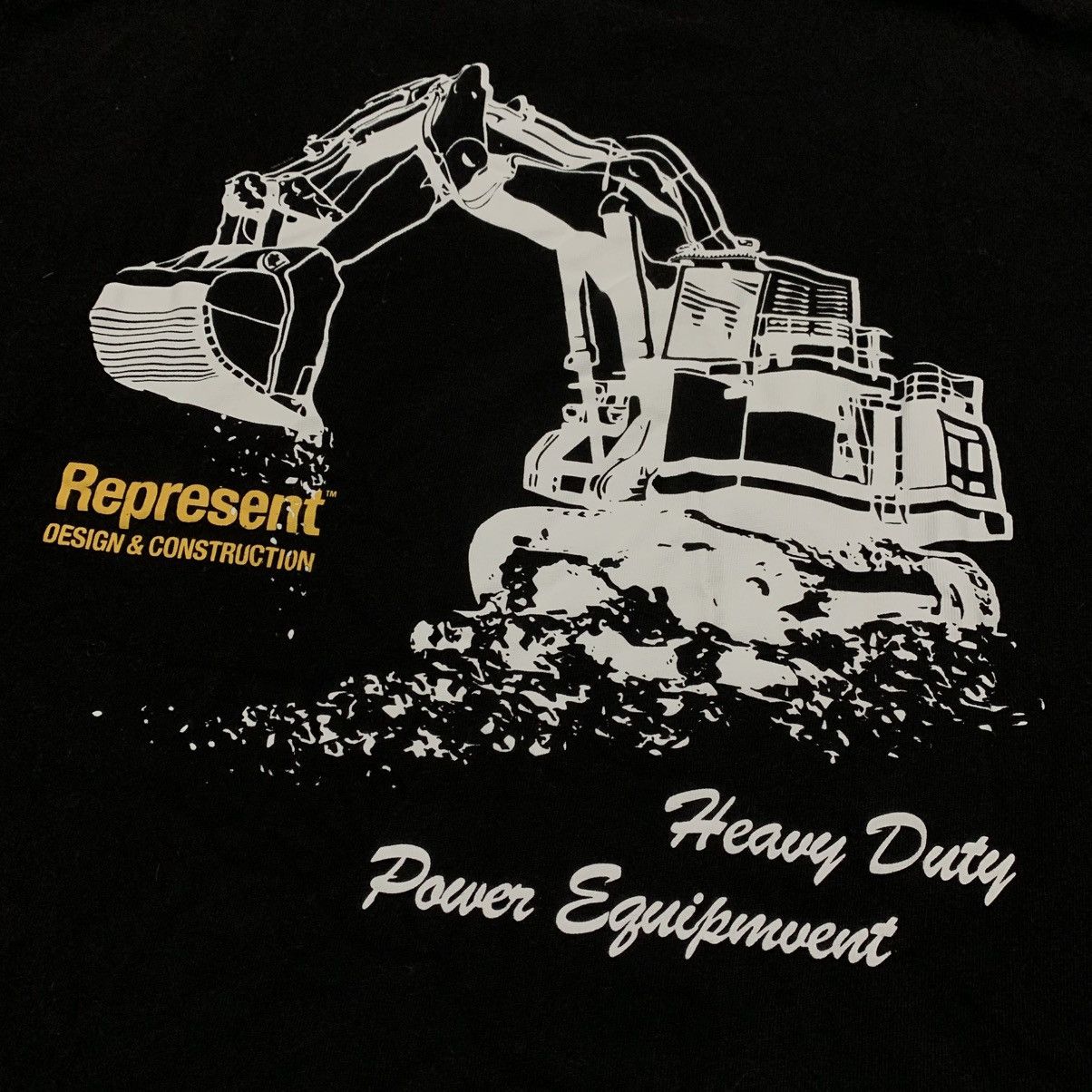 Represent Clo. Represent Small Design & Construction Jet Black Tee Size US S / EU 44-46 / 1 - 3 Thumbnail