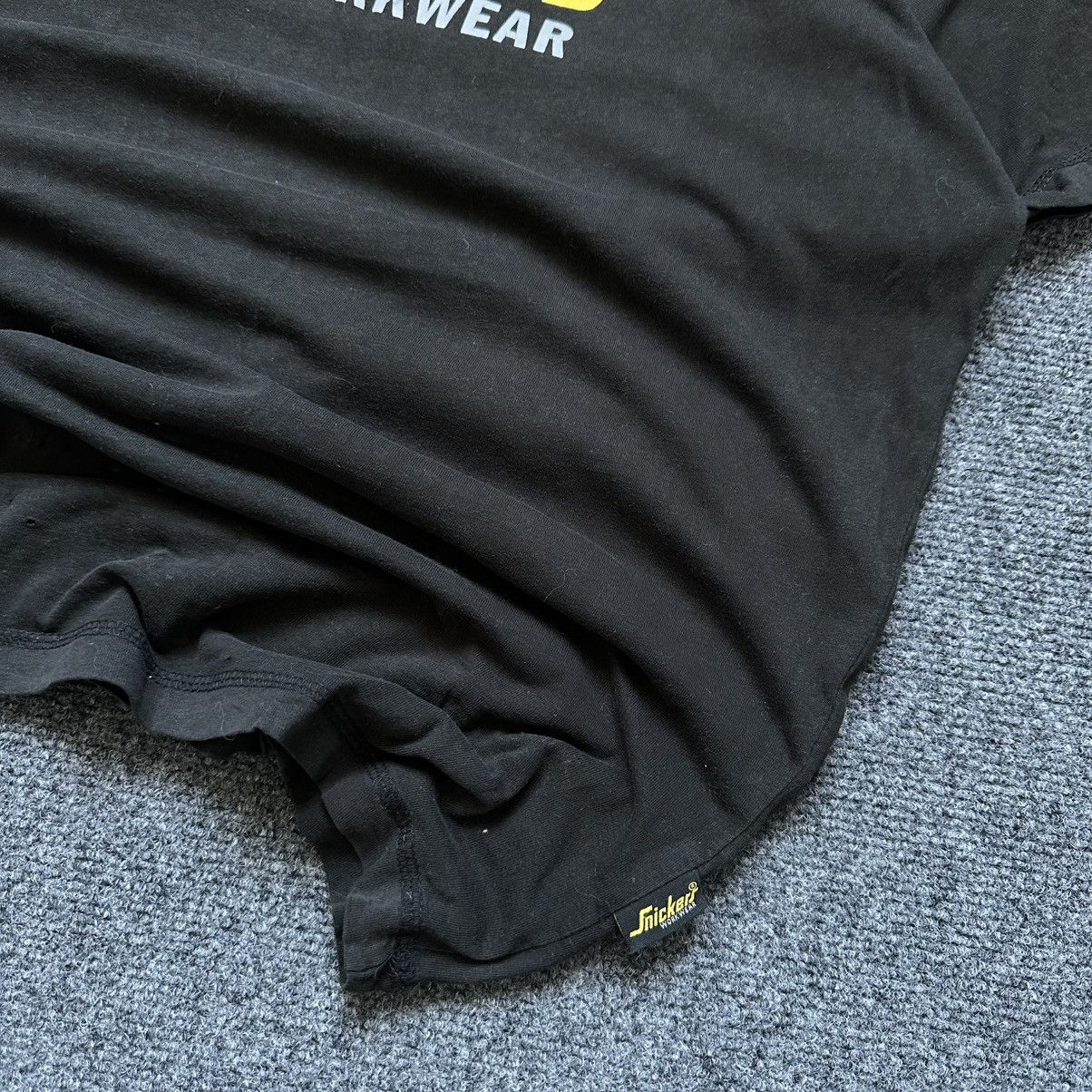 VTG Adult Snikers Work Wear T-shirts Big Logo Size L Trashed