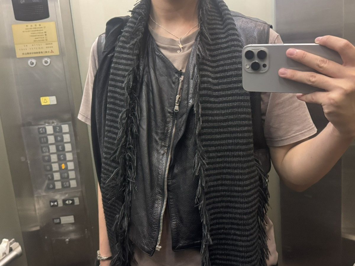 Vintage Garage Multi zip leather vest Size US M / EU 48-50 / 2 - 7 Thumbnail