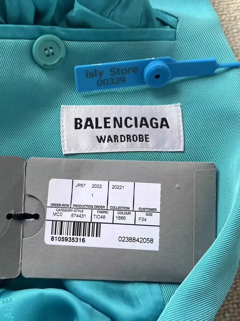 Balenciaga Balenciaga size 34 Solid single-breasted blazer Size XS / US 0-2 / IT 36-38 - 4 Thumbnail