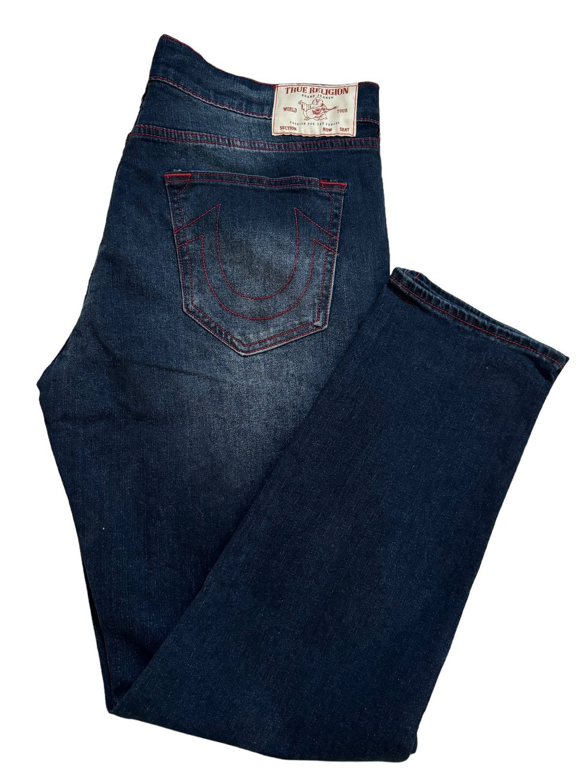 image of True Religion Men Slim Straight in Blue (Size 38)