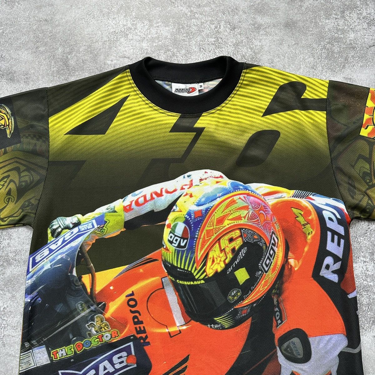 Honda Repsol Honda Valentino Rossi Overprint T-Shirt MotoGP VR46 Size US M / EU 48-50 / 2 - 2 Thumbnail