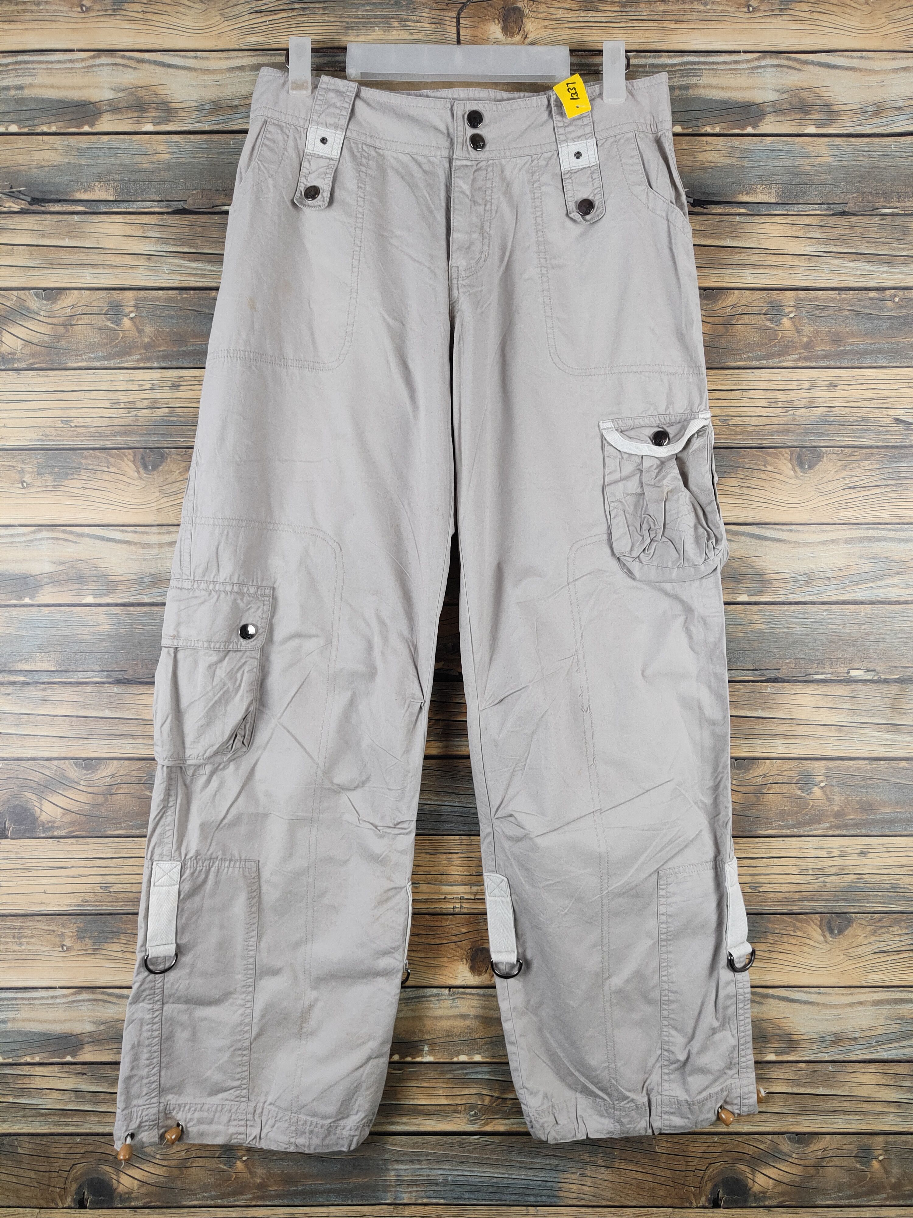 Japanese Brand DL Jnb Gray Multipocket Tactical Cargo Pants #1337 Size 30" / US 8 / IT 44 - 1 Thumbnail