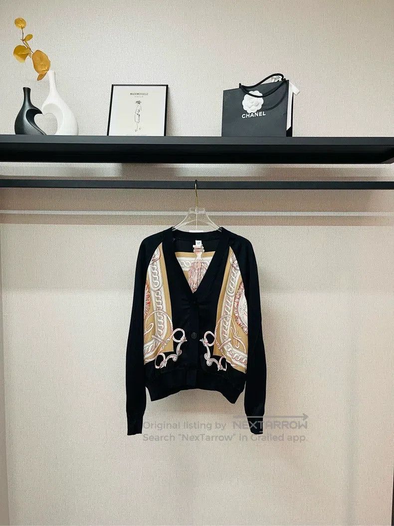 Hermes Hermes Black Silk Blend Air Conditioner Cardigan Size XS / US 0-2 / IT 36-38 - 1 Thumbnail
