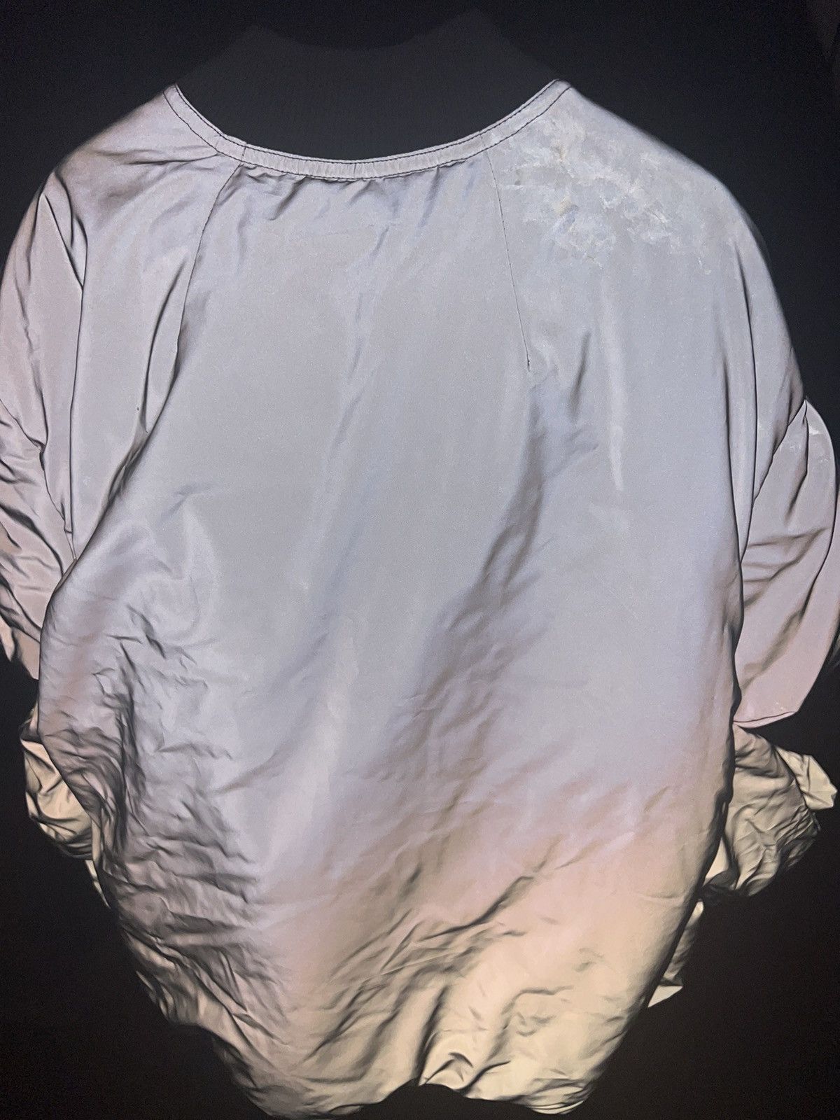 Rick Owens 🔥 Reflective Rick Owens FW22 Strobe Gauntlet bomber jacket Size US S / EU 44-46 / 1 - 6 Thumbnail