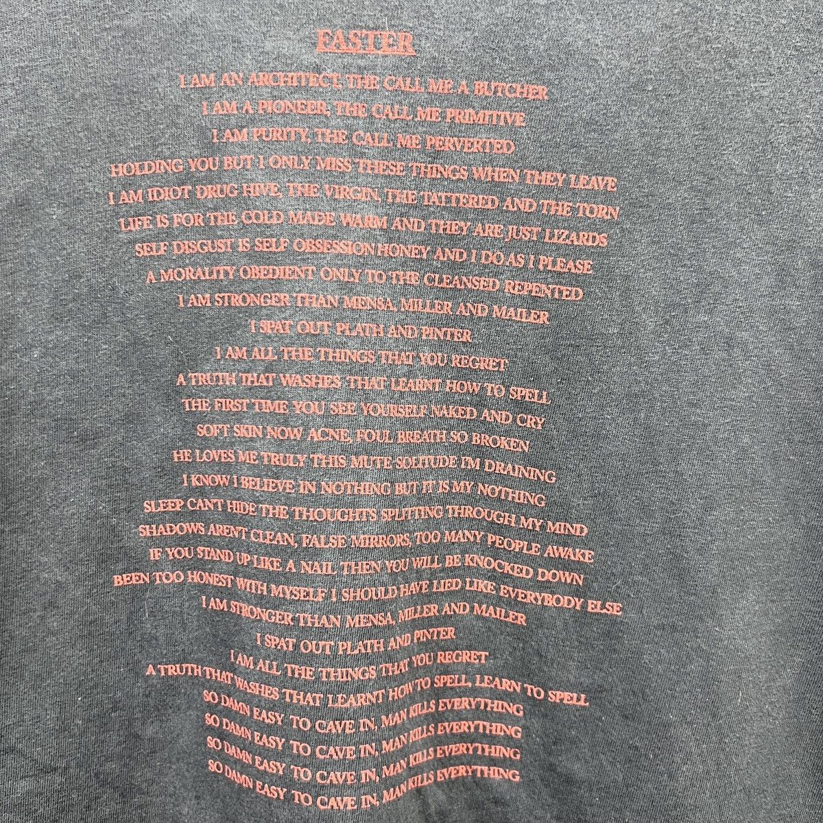 Band Tees MANIC STREET PREACHERS FASTER VINTAGE TEE Size US L / EU 52-54 / 3 - 6 Thumbnail