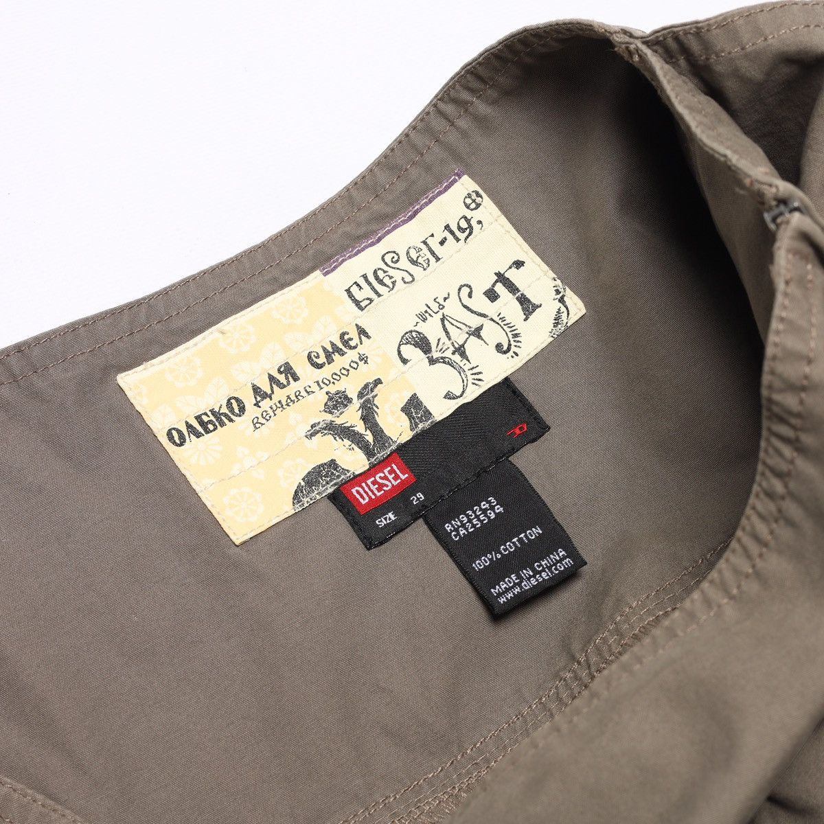 Diesel Diesel Wide Skirt Cotton y2k Avantgarde pocket Size 29" - 14 Thumbnail