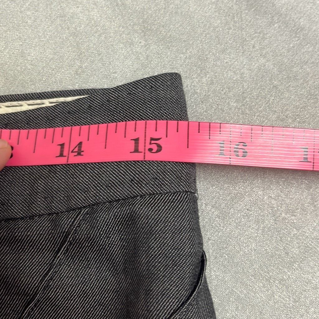 Stella McCartney Stella McCartney Womens 40 Medium Wool Dress Pants Gray Pock Size 28" / US 6 / IT 42 - 10 Thumbnail