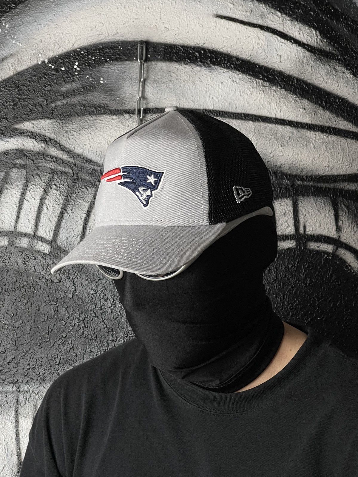 New Era Patriots New Era Y2K Trucker Cap Hat One Size Fits Size ONE SIZE - 1 Thumbnail