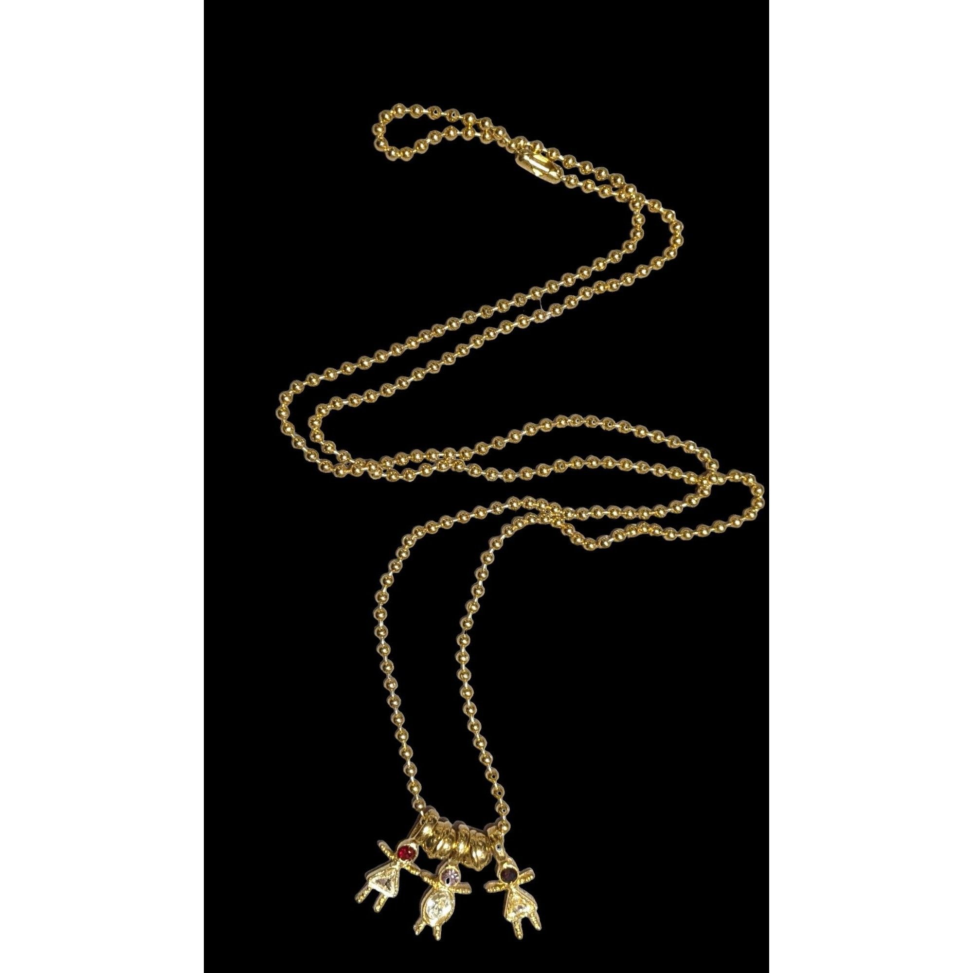 Other Gold Birthstone Kid Figural Charm Necklace Size ONE SIZE - 2 Thumbnail