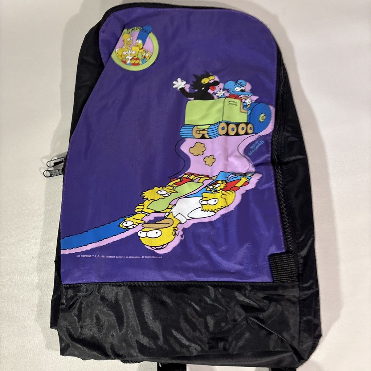 Vintage Vintage 90s Simpsons Bags Itchy & Scratchy Kidz Biz Backpack Size ONE SIZE - 4 Thumbnail
