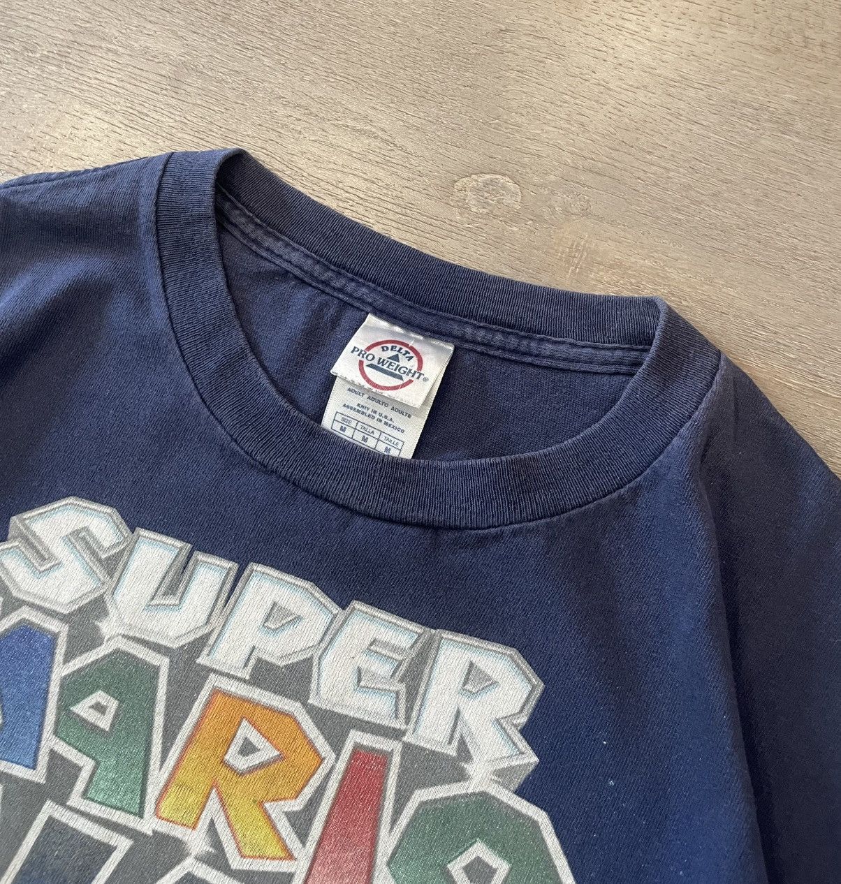 Nintendo × Vintage Vintage Super Mario Galaxy Mario Big Print Graphic Tee Size US M / EU 48-50 / 2 - 3 Thumbnail