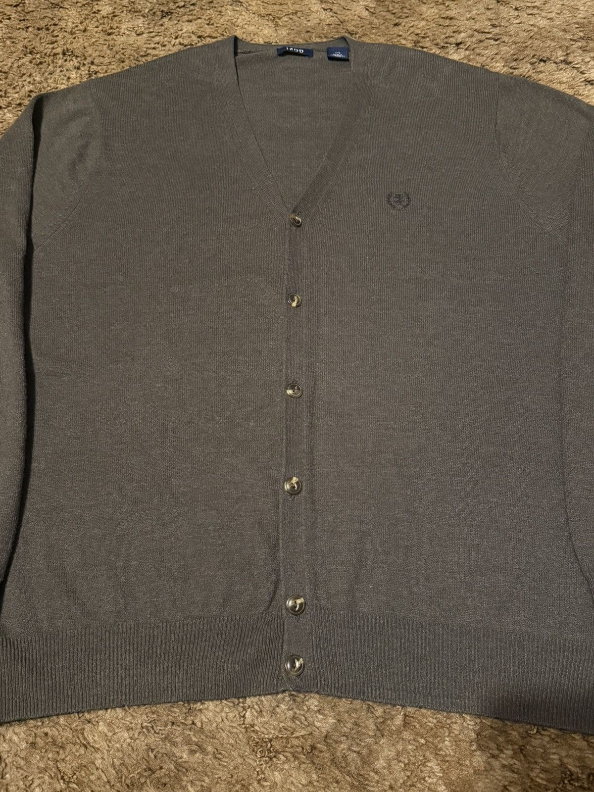 Izod Vintage Izod Cardigan Grey Size Large Size US L / EU 52-54 / 3 - 2 Thumbnail