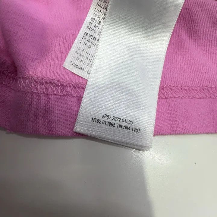 Balenciaga Hand Drawn BB Logo Pink T-Shirt 0079-2507