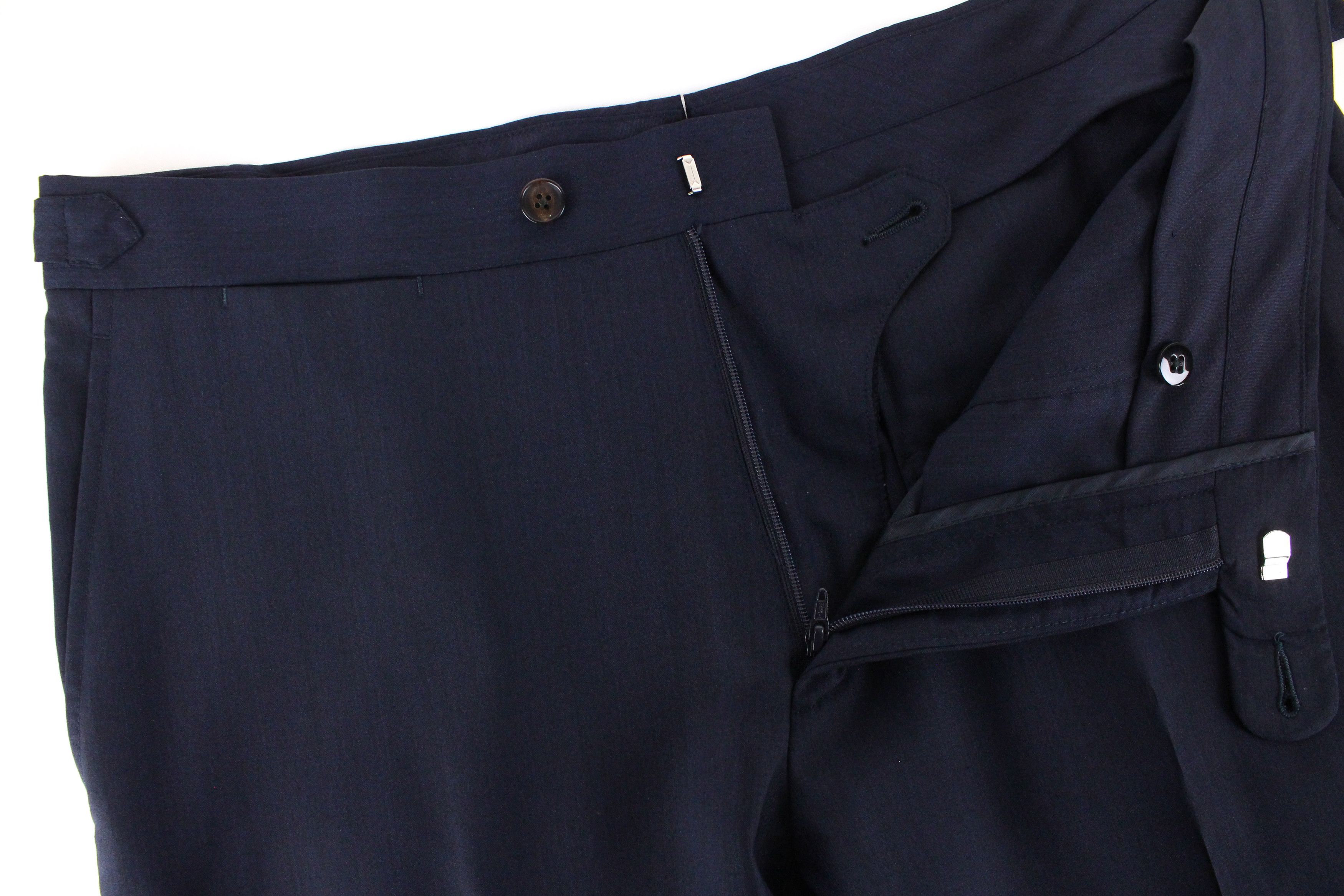 Suitsupply HAVANA UK36R Blue Wool Silk Slim Suit 55090 Size 36R - 9 Thumbnail