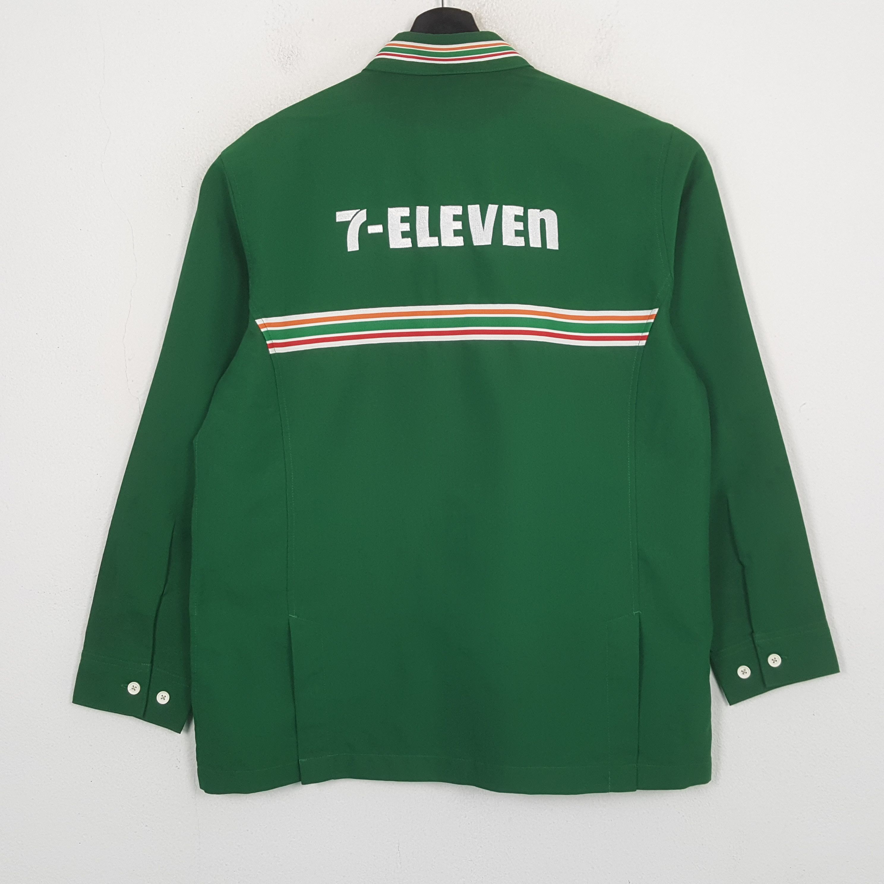 Vintage 7 Eleven Uniform Workwear Jacket C299N53 Size US M / EU 48-50 / 2 - 1 Thumbnail