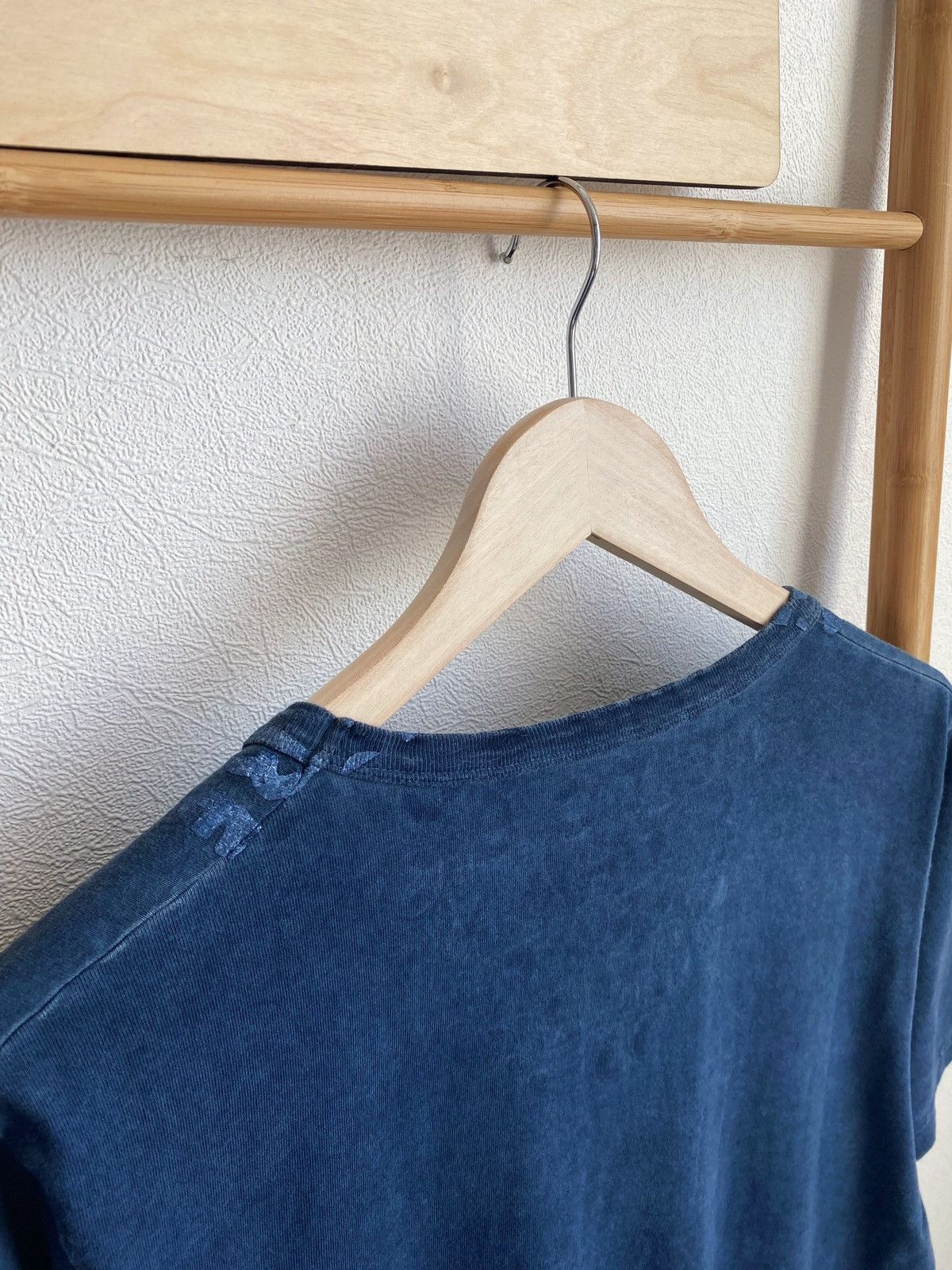 Maison Margiela MAISON MARTIN MARGIELA AIDS garment dyed v- neck t-shirt Size US M / EU 48-50 / 2 - 11 Thumbnail