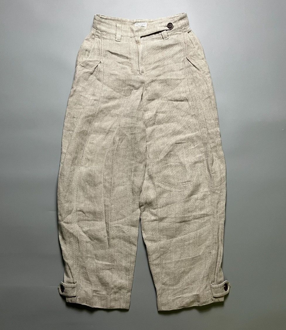 Brunello Cucinelli Brunello Cucinelli - Linen Trouser - Pants Size 25" / US 0 / IT 36 - 2 Thumbnail