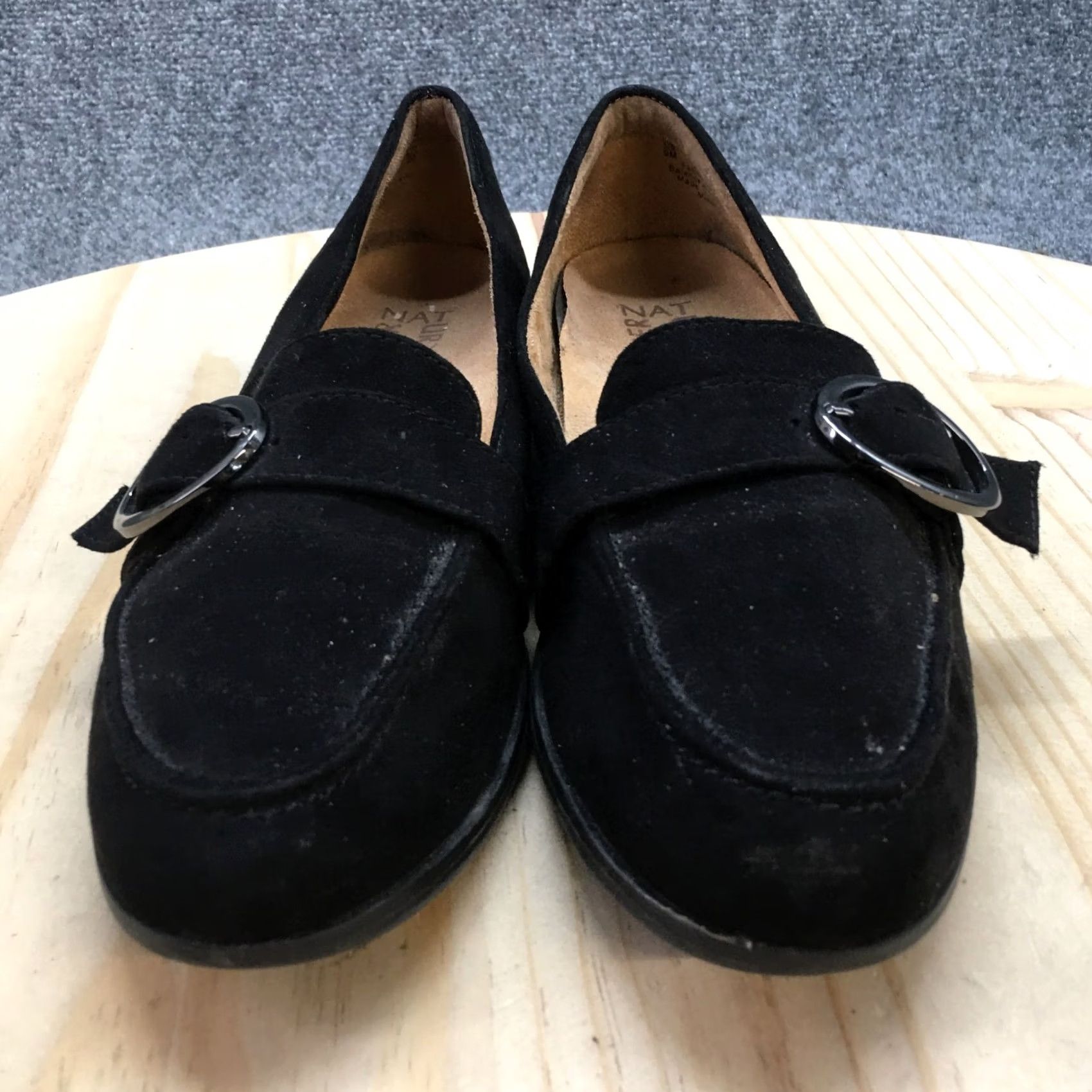 Naturalizer Naturalizer Mina Loafer Womens 9M Black Fabric Buckle Strap Casual Low Top Shoe Size M / US 6-8 / IT 42-44 - 5 Thumbnail