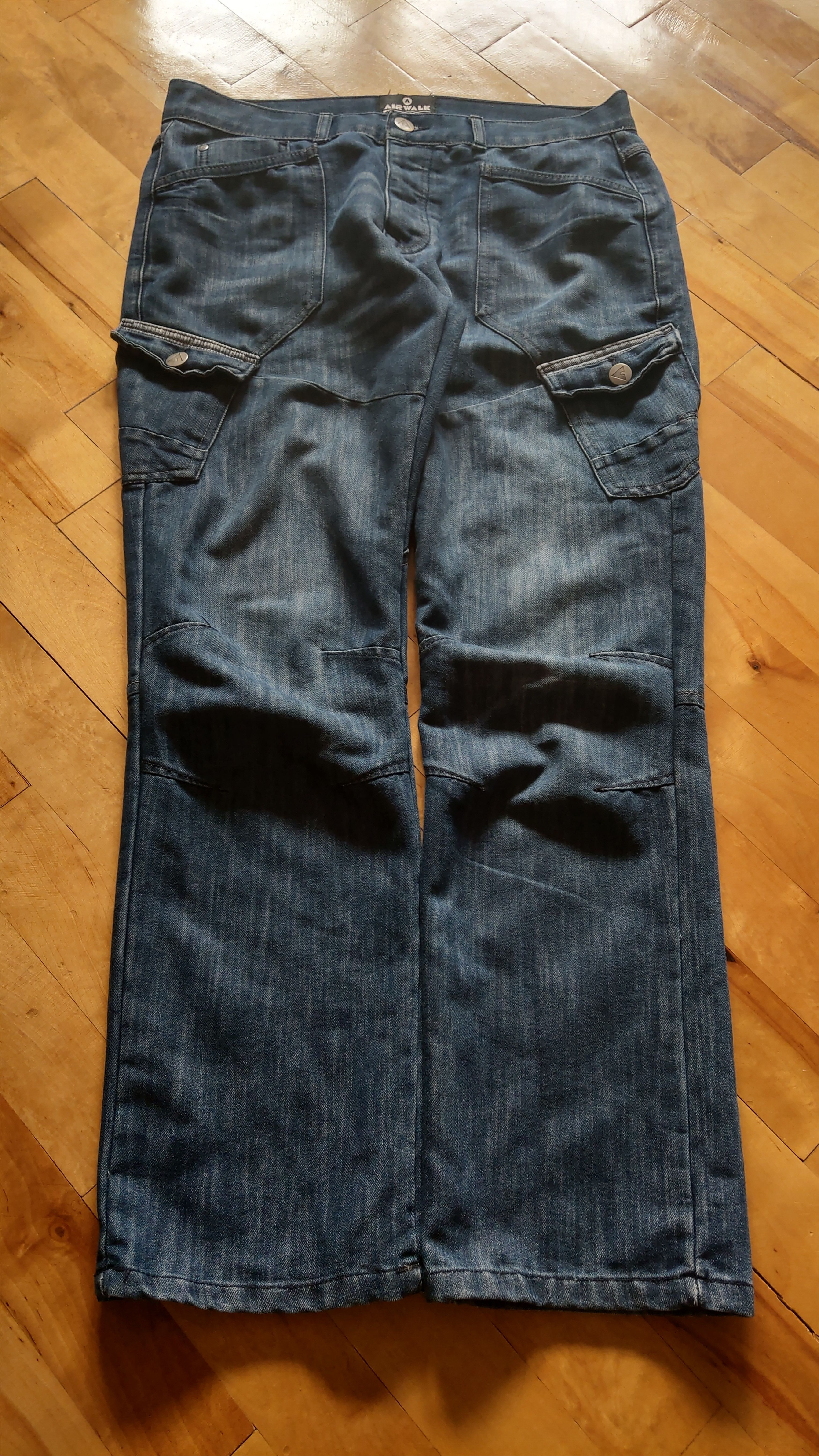 Airwalk Vintage AIRWALK Cargo Pants Denim Alt skate Opium Size US 34 / EU 50 - 3 Thumbnail
