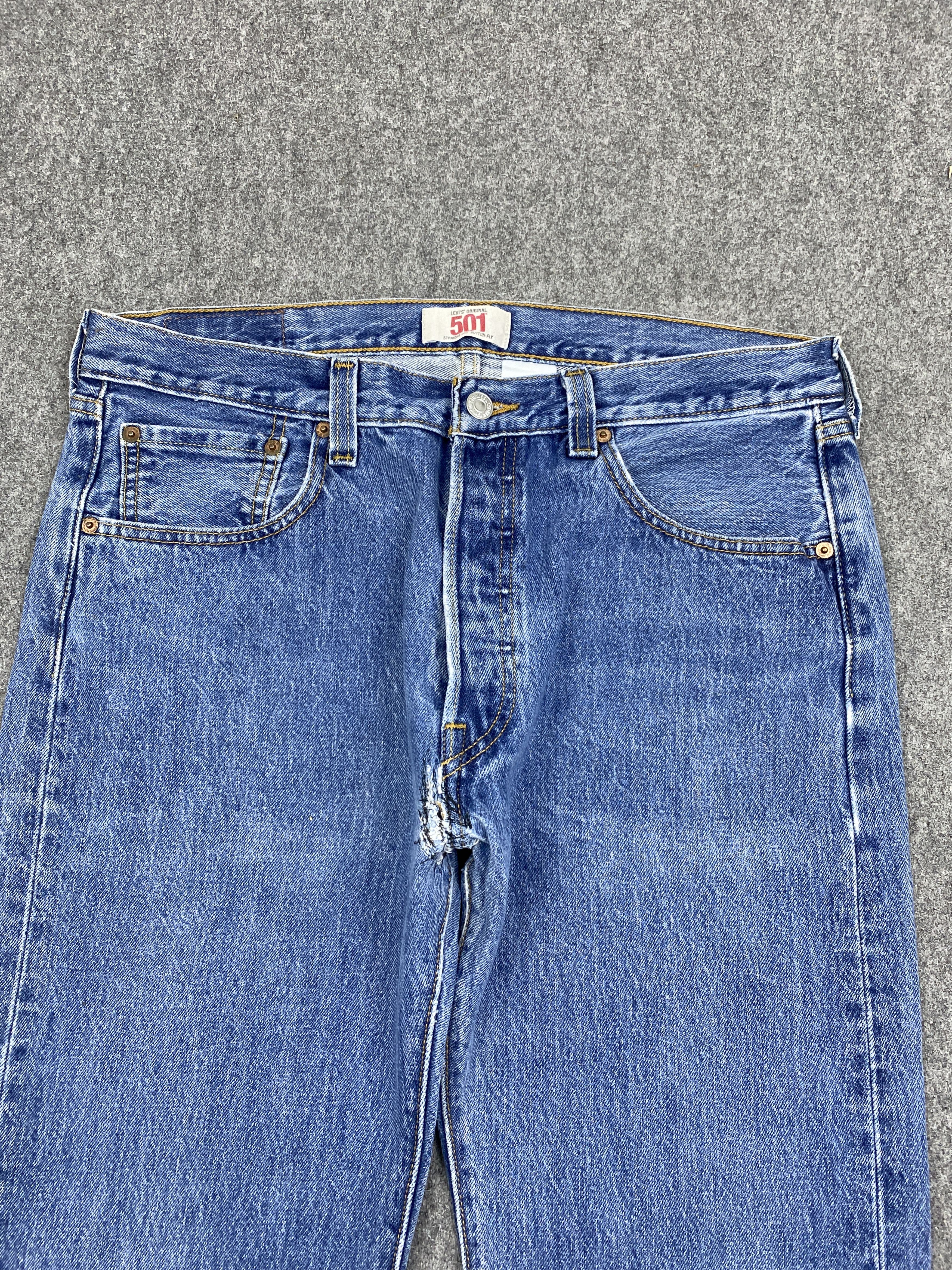 Levi's Blue Denim Vintage Levi's 501 Jeans DP2831 Size US 32 / EU 48 - 2 Thumbnail
