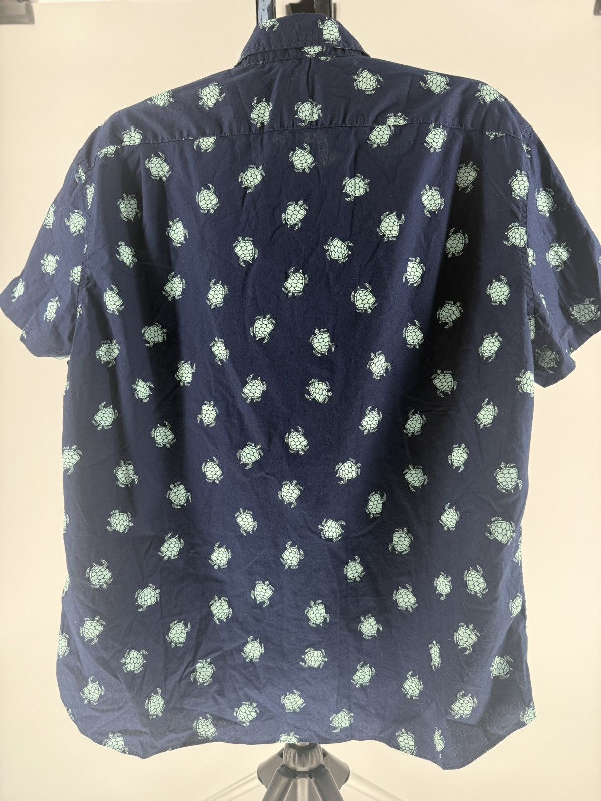 J.Crew J. Crew Navy Blue Sea Turtle Button Down Shirt Top Size XXL Size US XXL / EU 58 / 5 - 8 Thumbnail