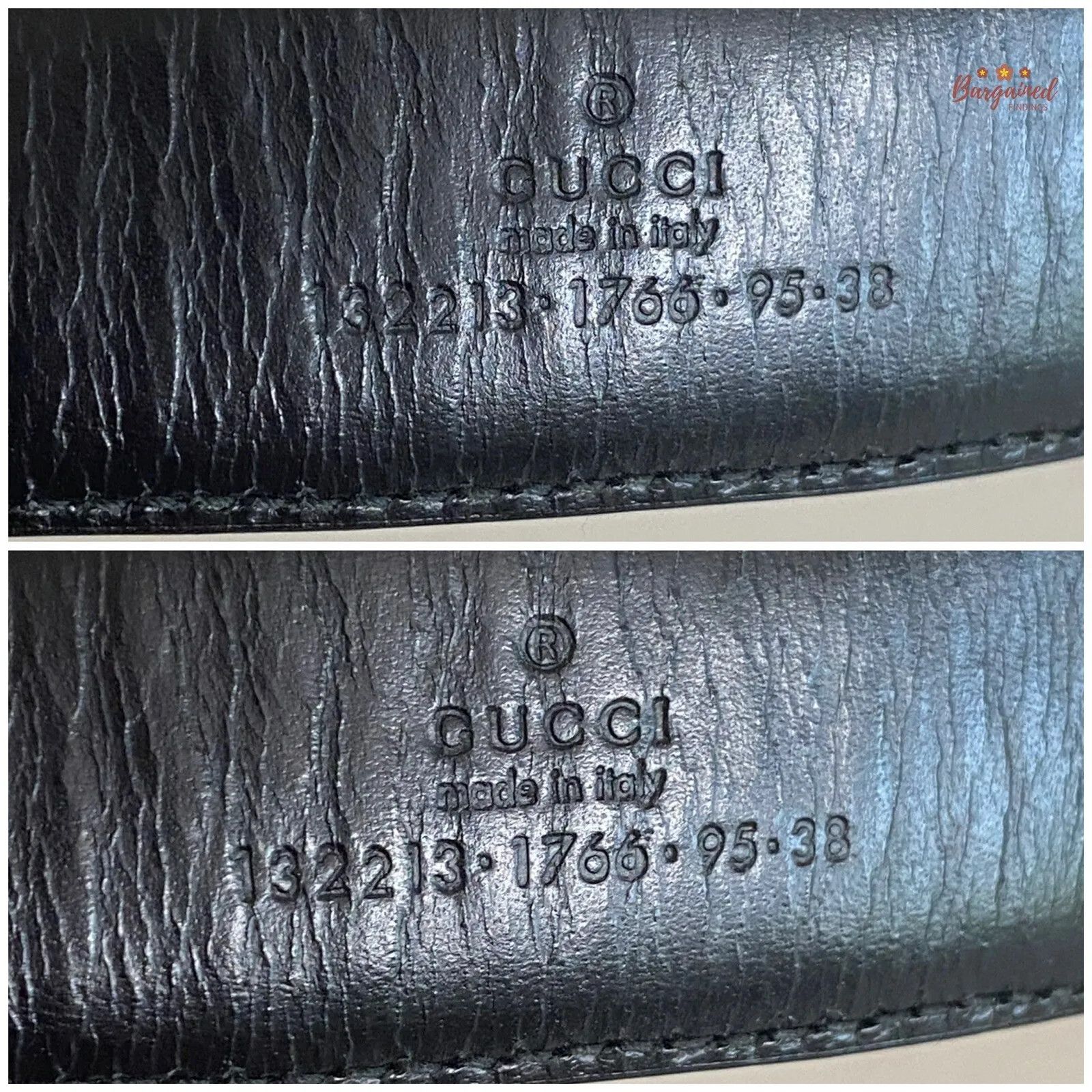 Gucci Gucci Crocodile Leather Gold/Silver Interlocking G Buckle Size 34 - 7 Thumbnail