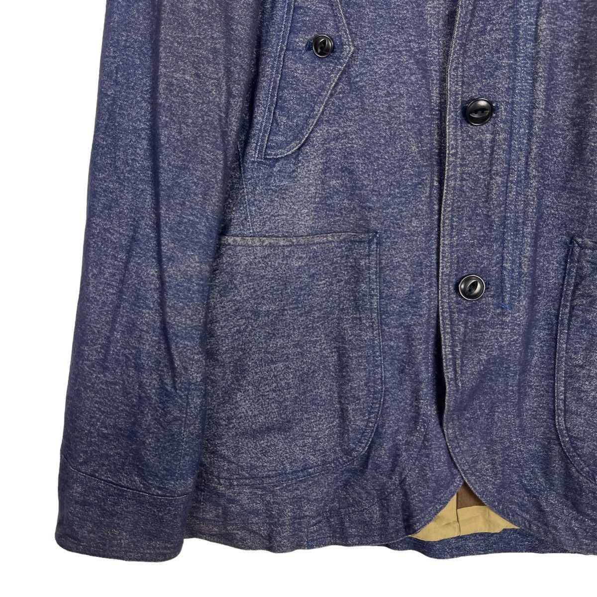 Indigo 🔥 HYPERION INDIGO BLUE CAMO LINING CHORE JACKET MADE MADE Size US S / EU 44-46 / 1 - 4 Thumbnail