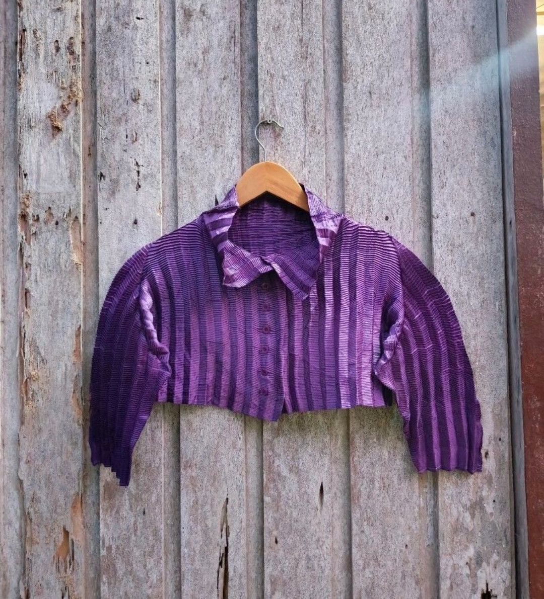 Other Masaki Matsouka pleats Cardigan designer Size S / US 4 / IT 40 - 1 Thumbnail