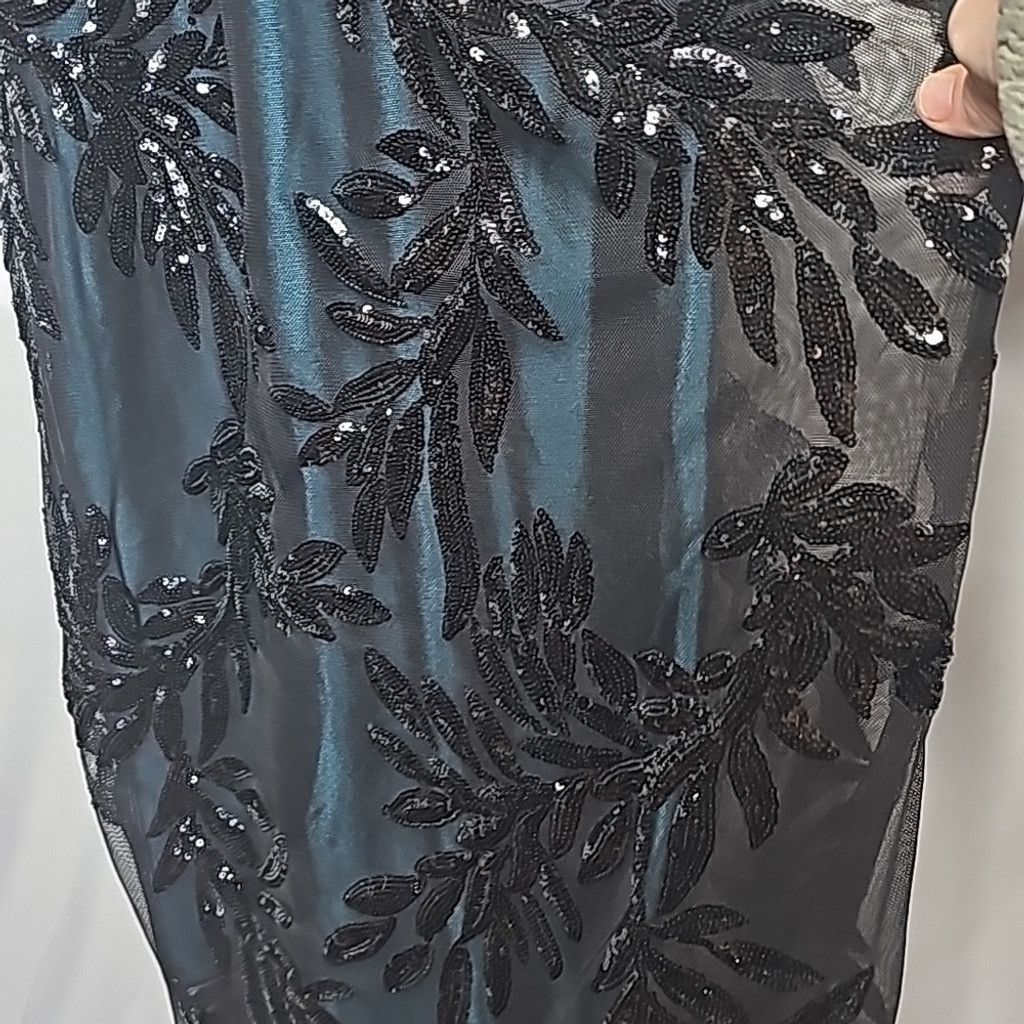 Alex Evenings NWOT Alex & Eve sequined halter midi sheath floral dress 10 Size M / US 6-8 / IT 42-44 - 5 Thumbnail