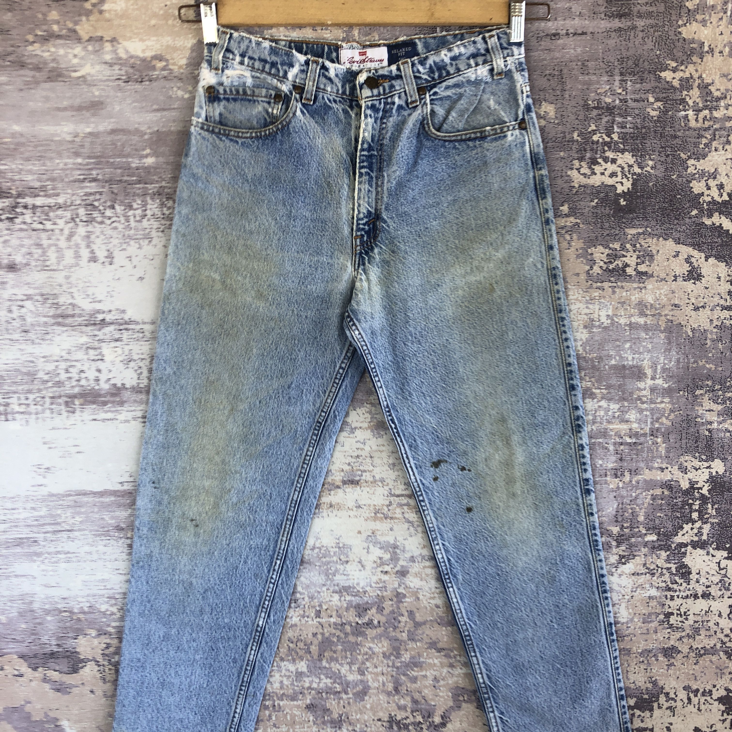 Levi's 90s Levis 540 Jeans Levi's Dirty Distressed Orange Tab Denim Size US 28 / EU 44 - 3 Thumbnail