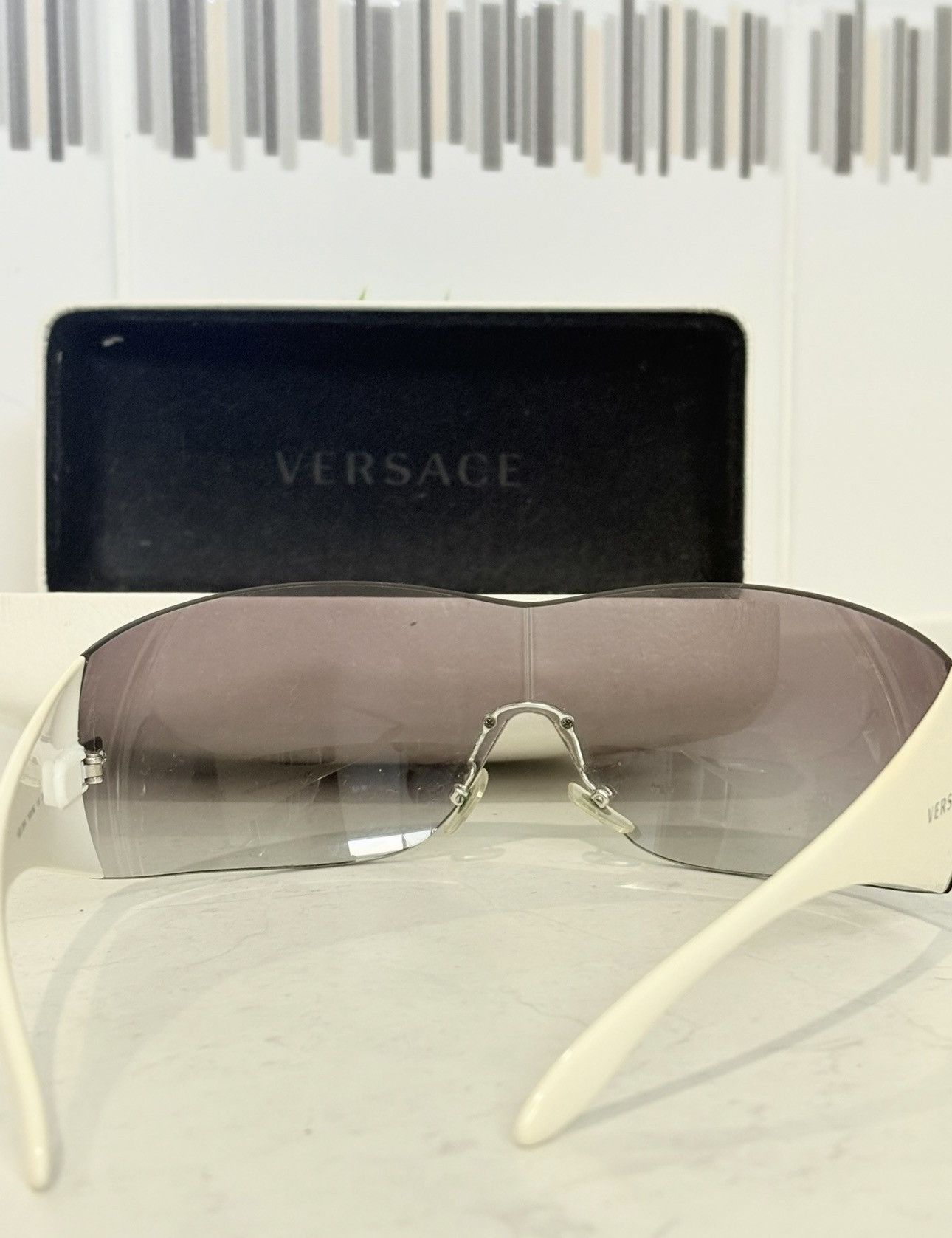 Versace Versace sheild sunglasses Size ONE SIZE - 2 Thumbnail