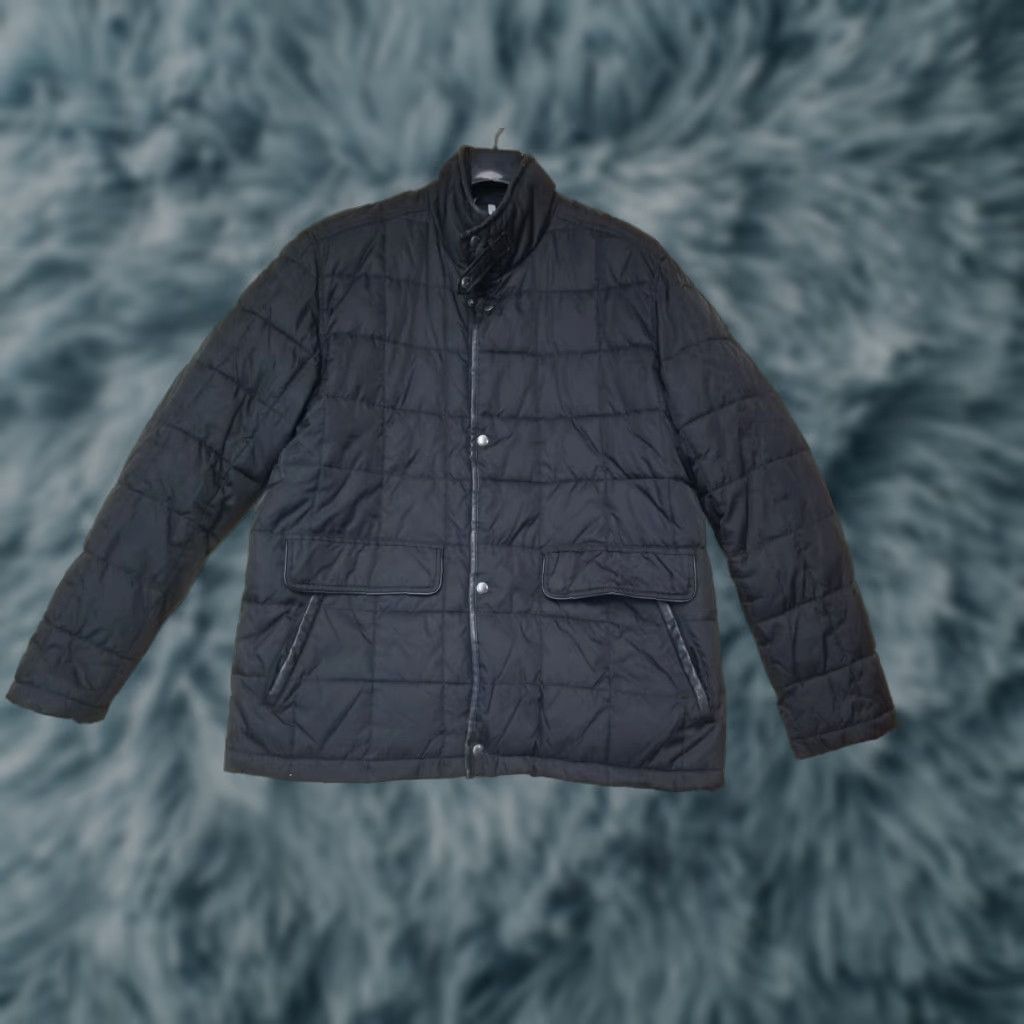 Cole Haan Cole Haan Full Zip Lined Bomber Jacket Black Rain Men's L Black Bomber Jacket Zipper Pockets See All Pics Size US L / EU 52-54 / 3 - 1 Thumbnail