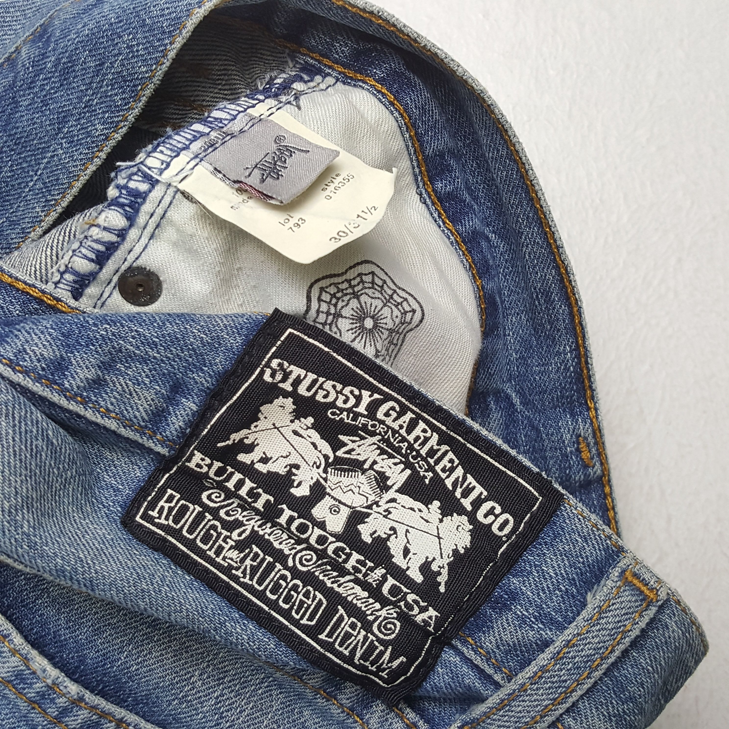 Stussy STUSSY Streetwear Skateboard Style Custom Art Jeans Size US 30 / EU 46 - 14 Thumbnail