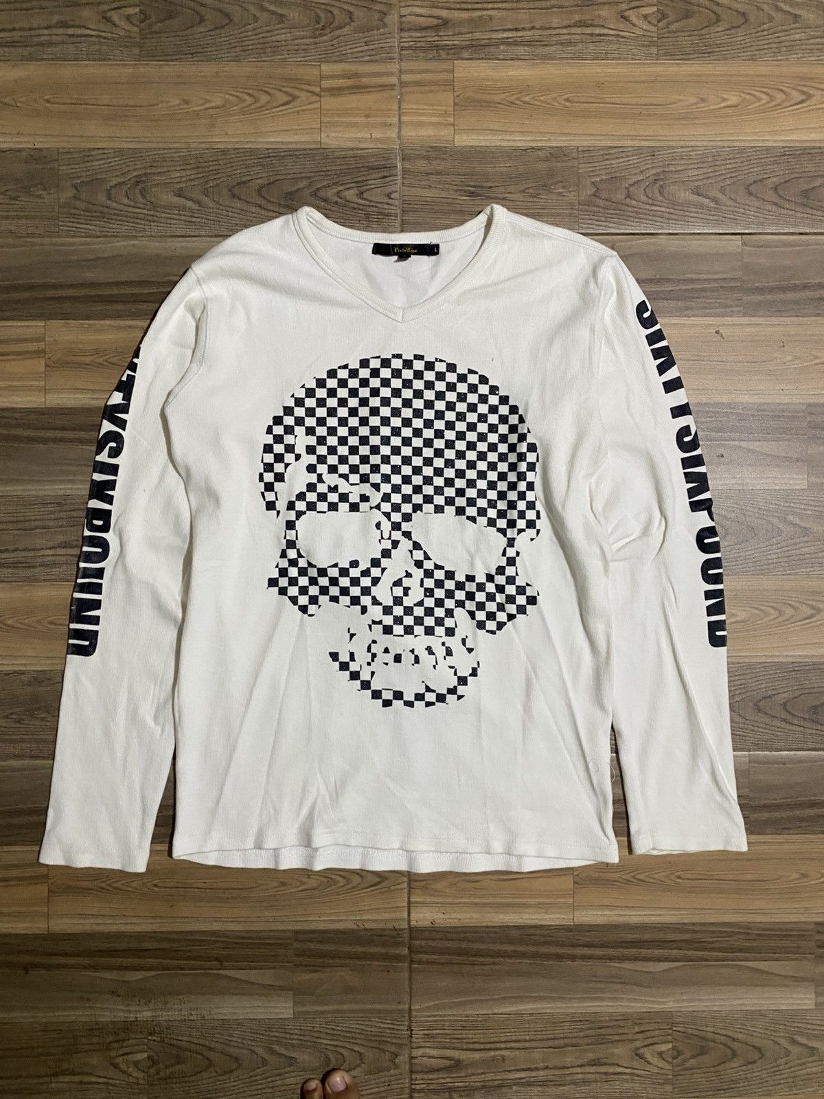 Japanese Brand PROTO TYPE SKULL LONG SLEEVE TEE Size US L / EU 52-54 / 3 - 1 Thumbnail