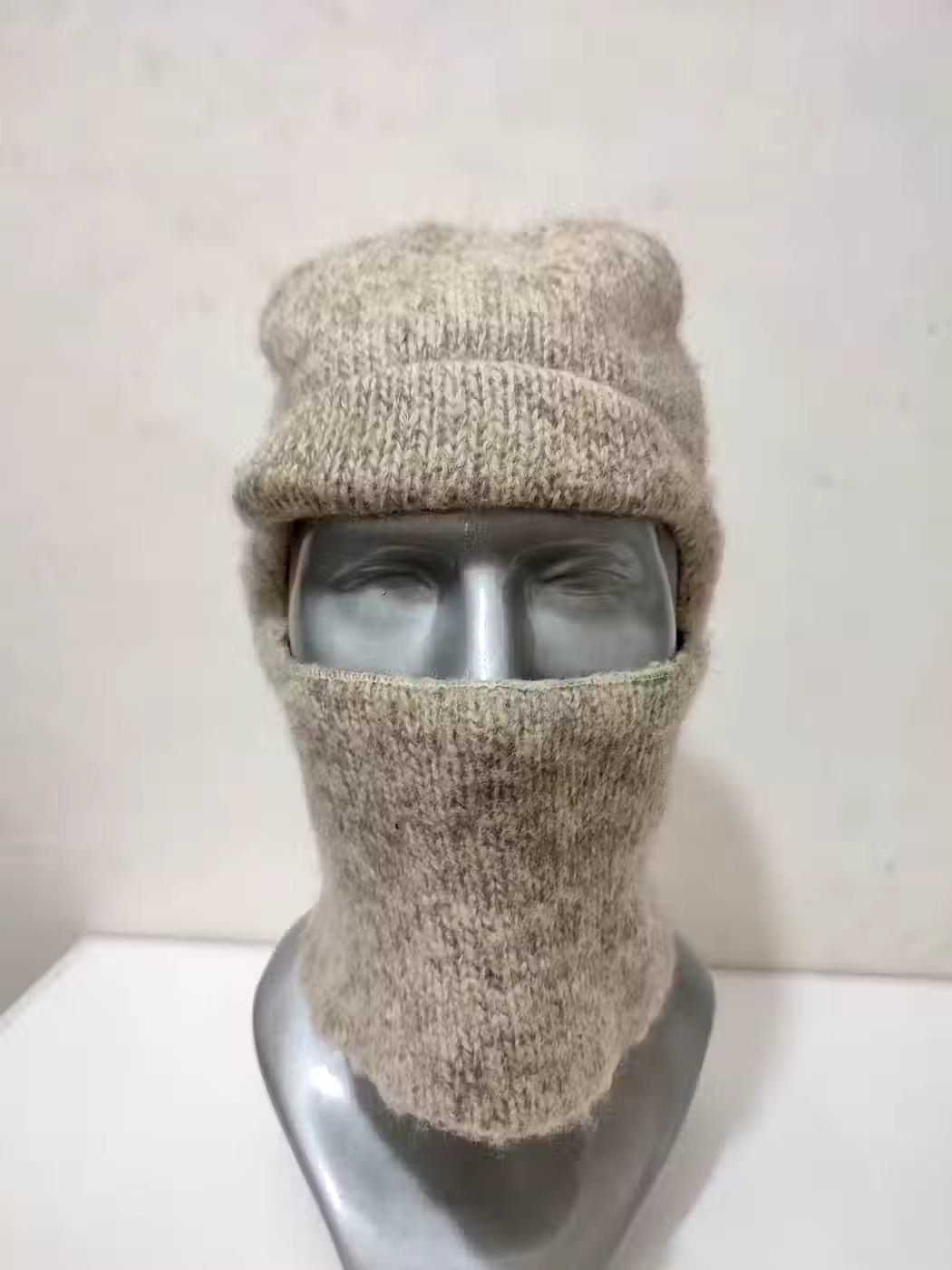 image of Avant Garde Vintage Knitted Balaclava Masked Made In Usa in Mix, Men's