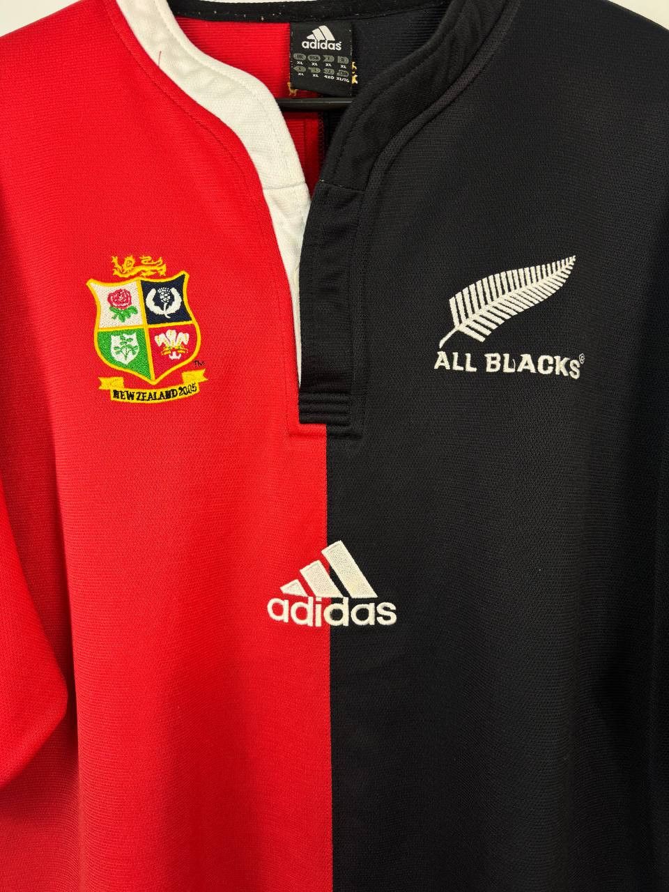 Adidas New Zealand All Blacks Rugby 2005 Tour Edition Jersey Sz XL Size US XL / EU 56 / 4 - 2 Thumbnail
