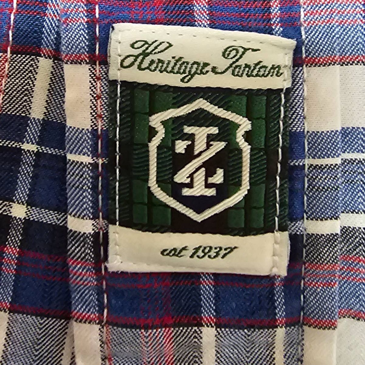 Izod Men's IZOD Heritage Tartan Blue/Red/White Shirt Size Small Size US S / EU 44-46 / 1 - 6 Thumbnail