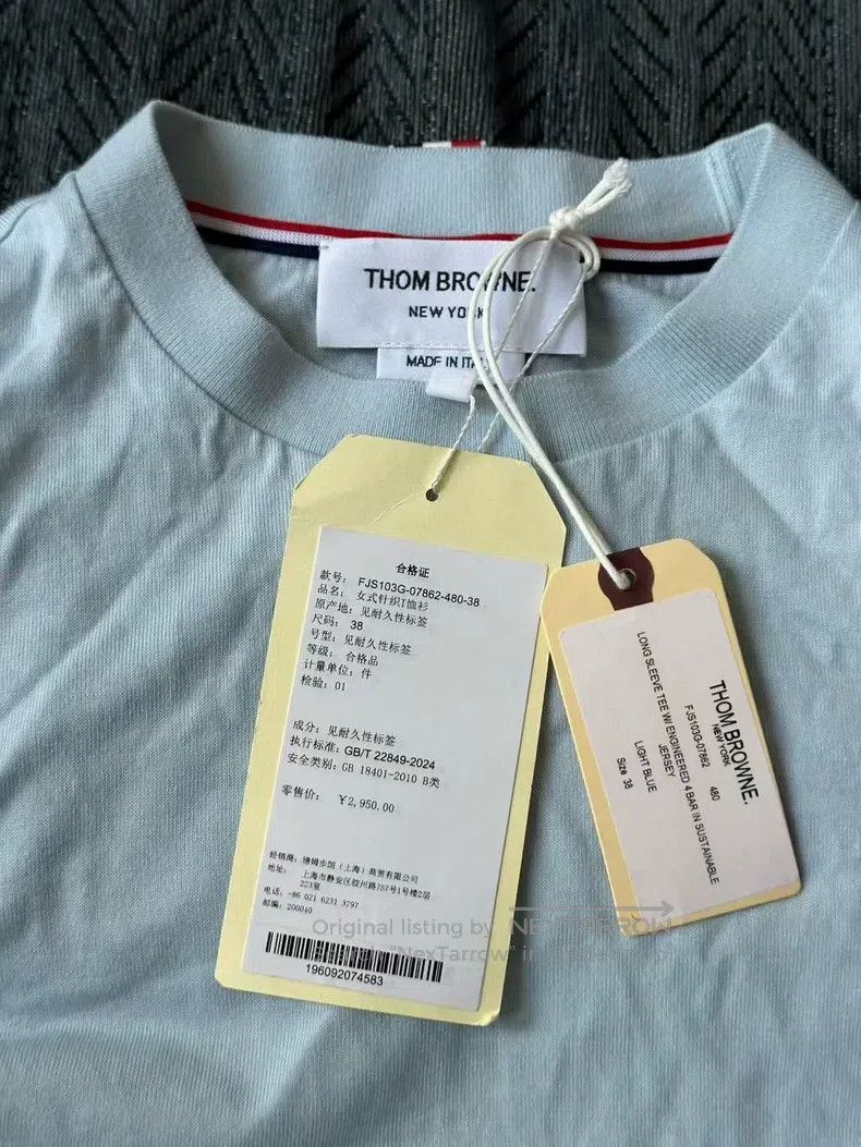 Thom Browne Thom Browne Blue Long Sleeve Size XS / US 0-2 / IT 36-38 - 3 Thumbnail