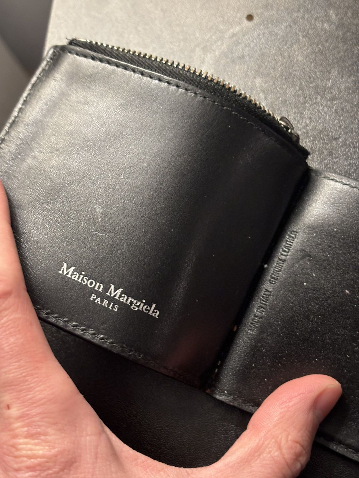 Maison Margiela Black Stitch Wallet Size ONE SIZE - 2 Thumbnail