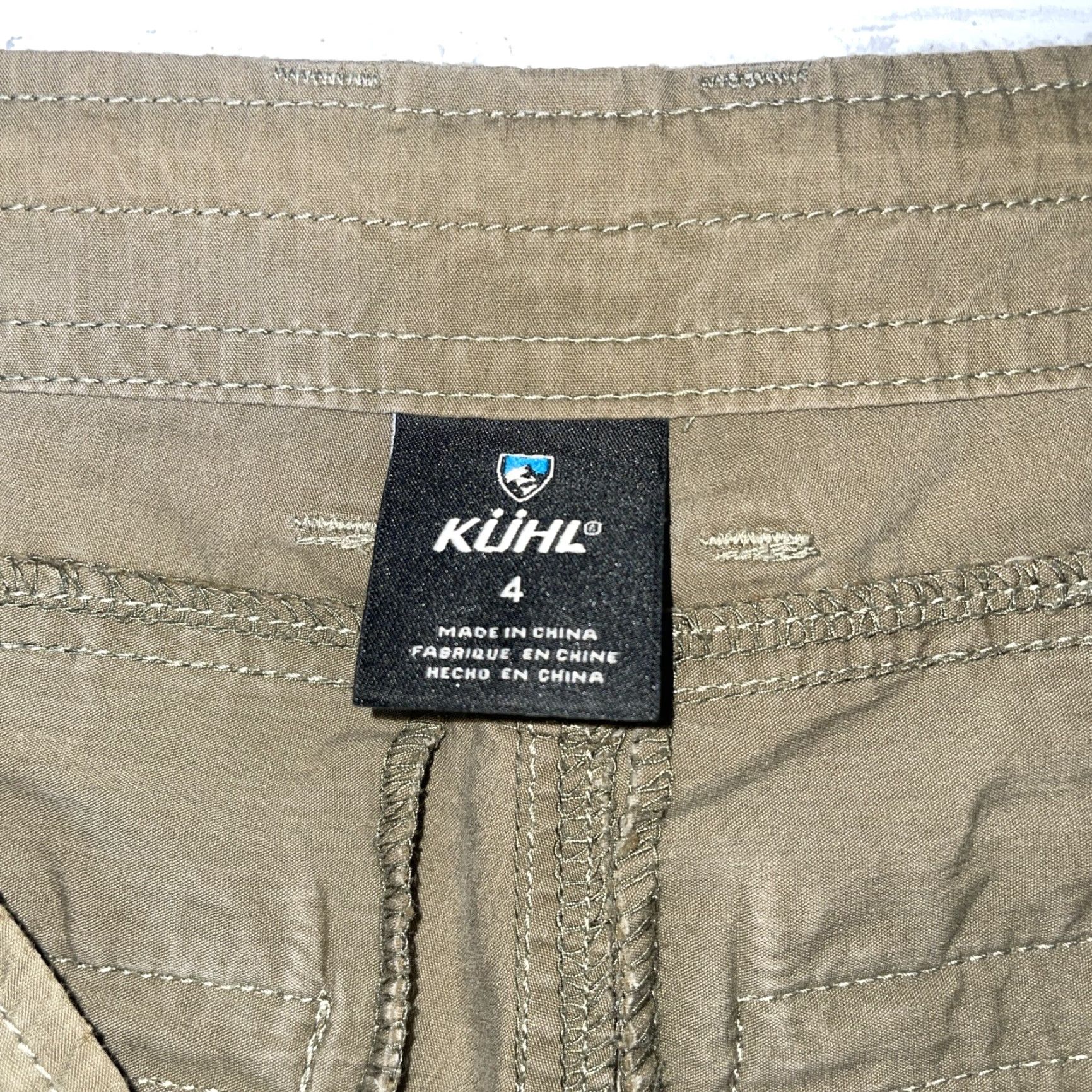 Vintage VINTAGE Kuhl Hiking Cargo Shorts Capris Womens Size 4 Green Outdoor Activewear Size 27" / US 4 / IT 40 - 5 Thumbnail