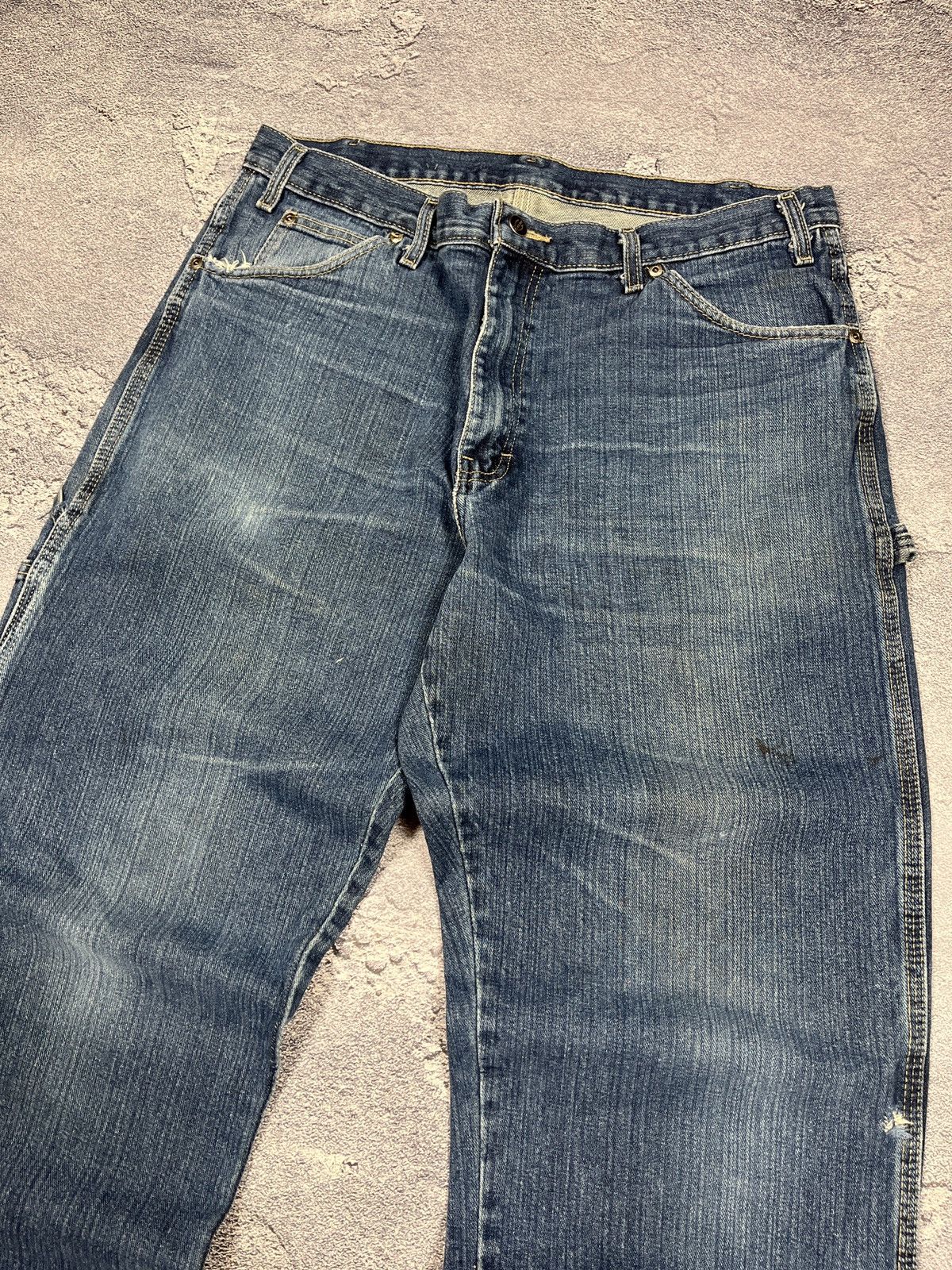 Dickies × Vintage Dickies Carpenter Work Pants Blue Jeans Size US 36 / EU 52 - 4 Thumbnail